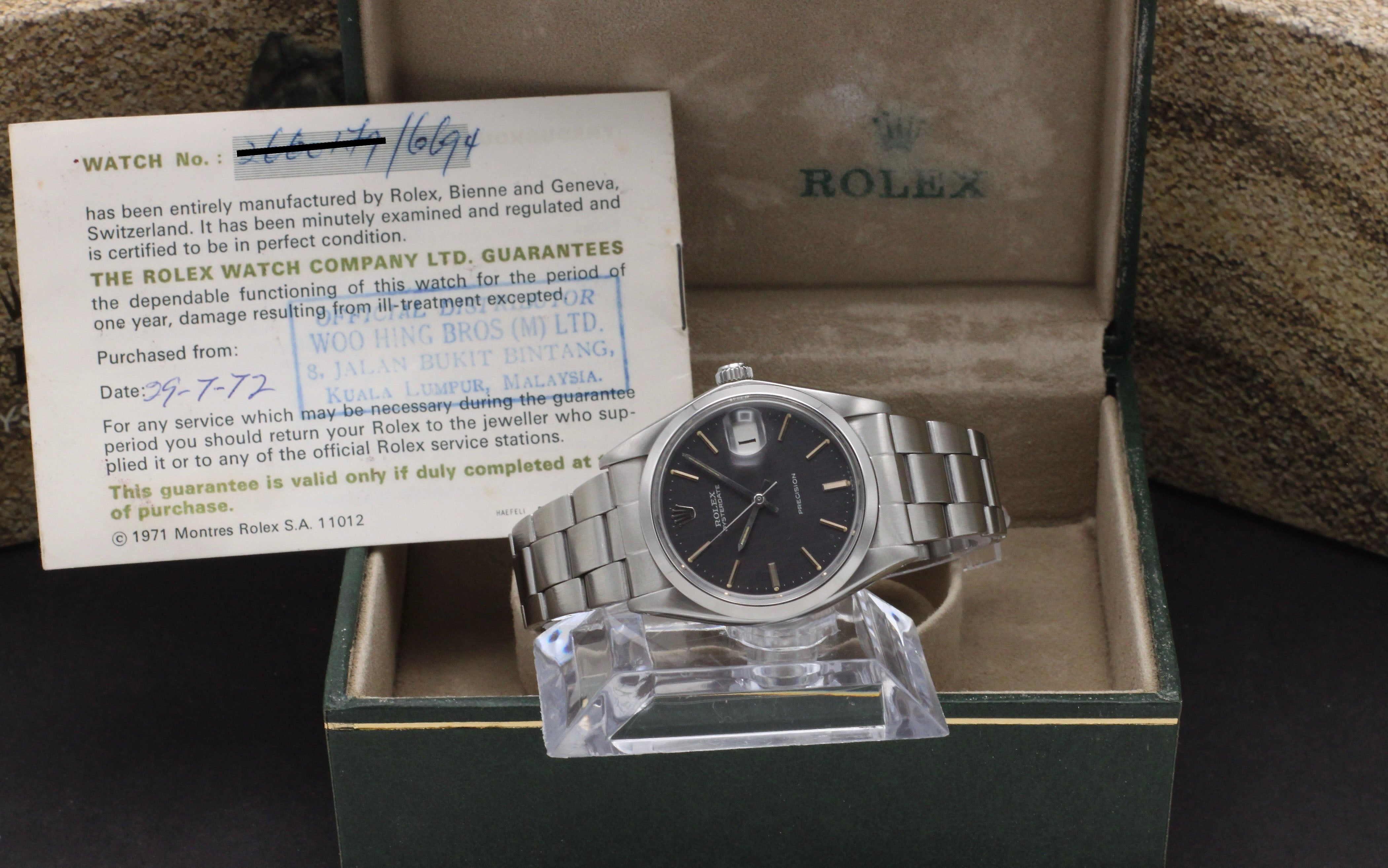 Rolex Oyster Precision 6694 - 1972 - Rolex horloge - Rolex kopen - Rolex heren horloge - Trophies Watches