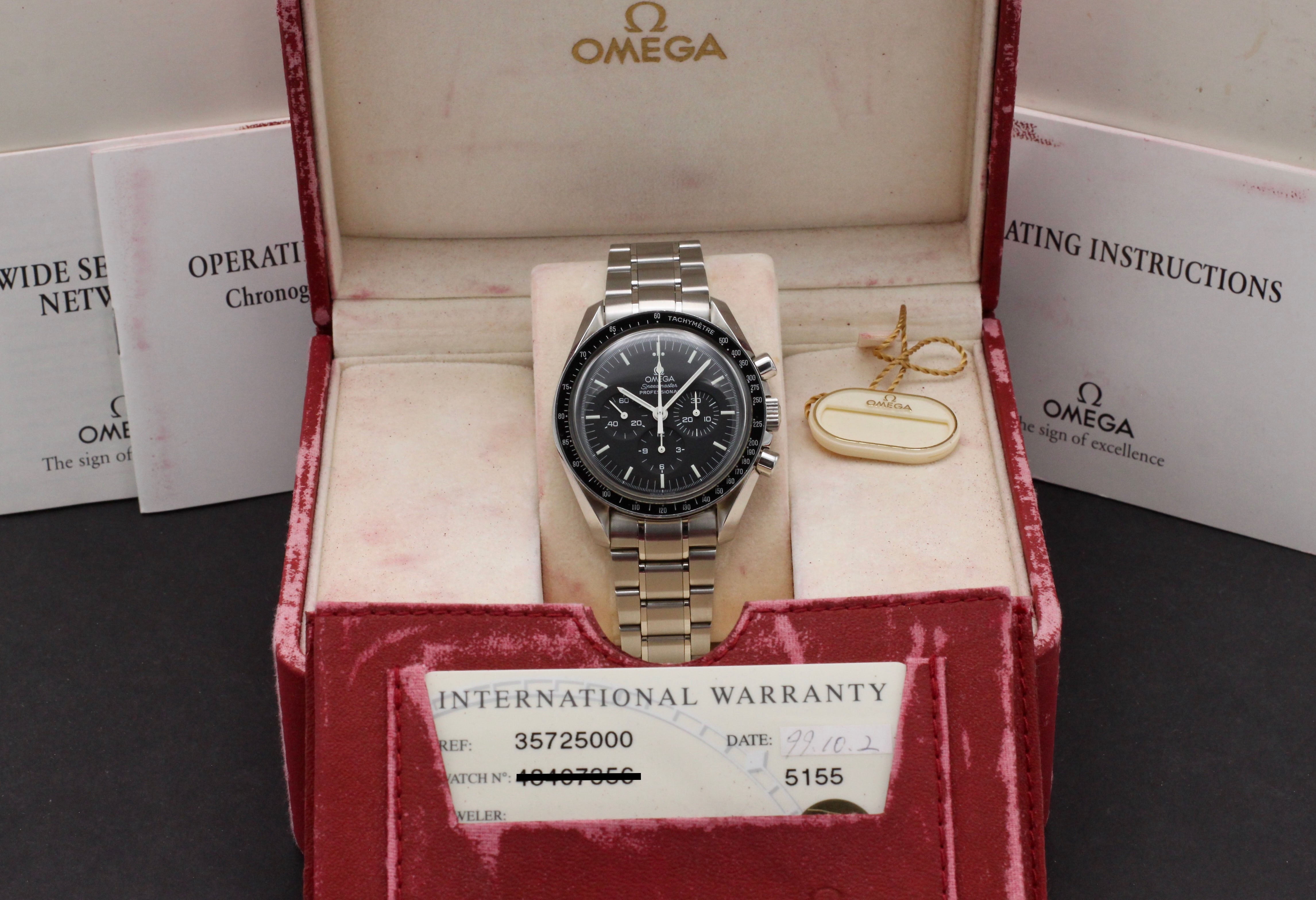 Omega Speedmaster 3572.50.00 - 1999 - Omega horloge - Omega kopen - Omega heren horloges - Trophies Watches