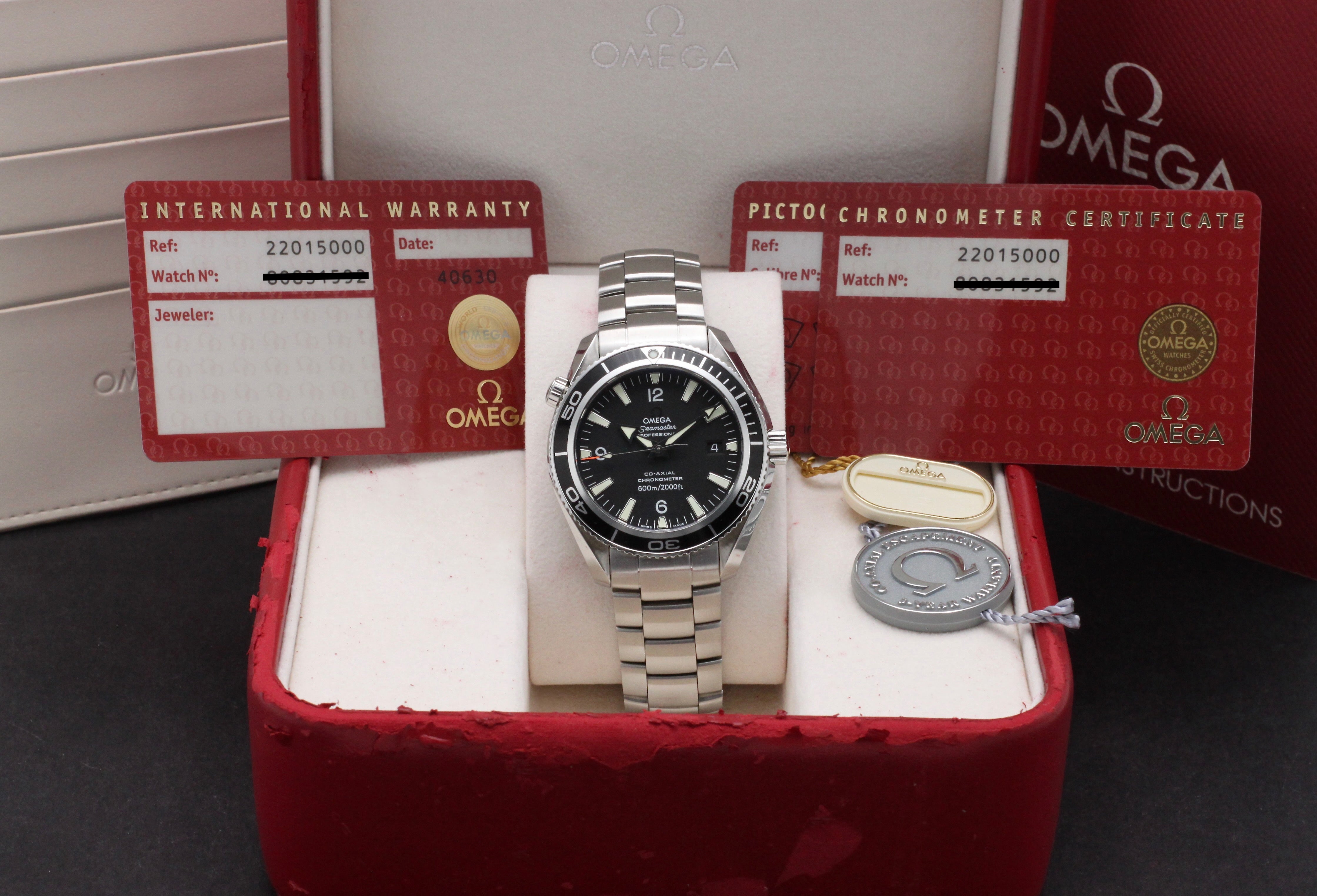 Omega Seamaster Planet Ocean 2201.50.00 - 2006 - Omega horloge - Omega kopen - Omega heren horloge - Trophies Watches