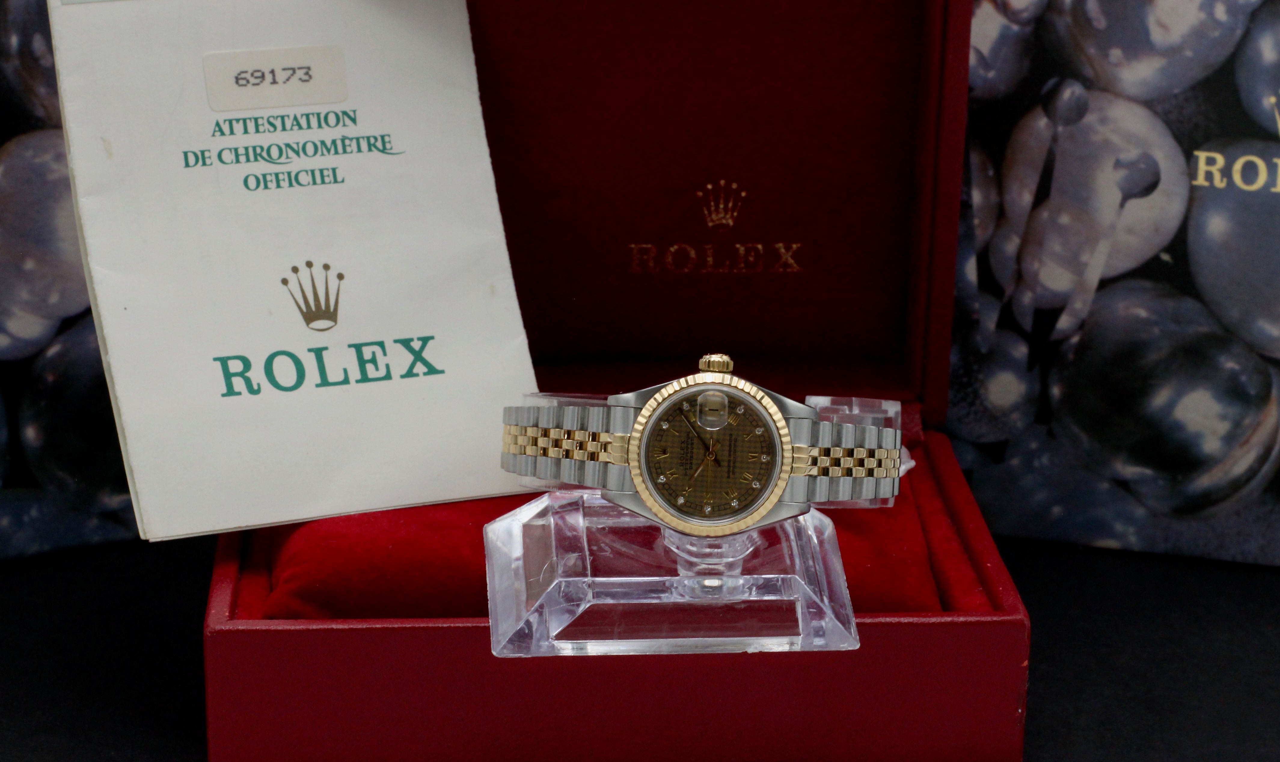 Rolex Lady-Datejust 69173G - 1989 - Rolex horloge - Rolex kopen - Rolex dames horloge - Trophies Watches
