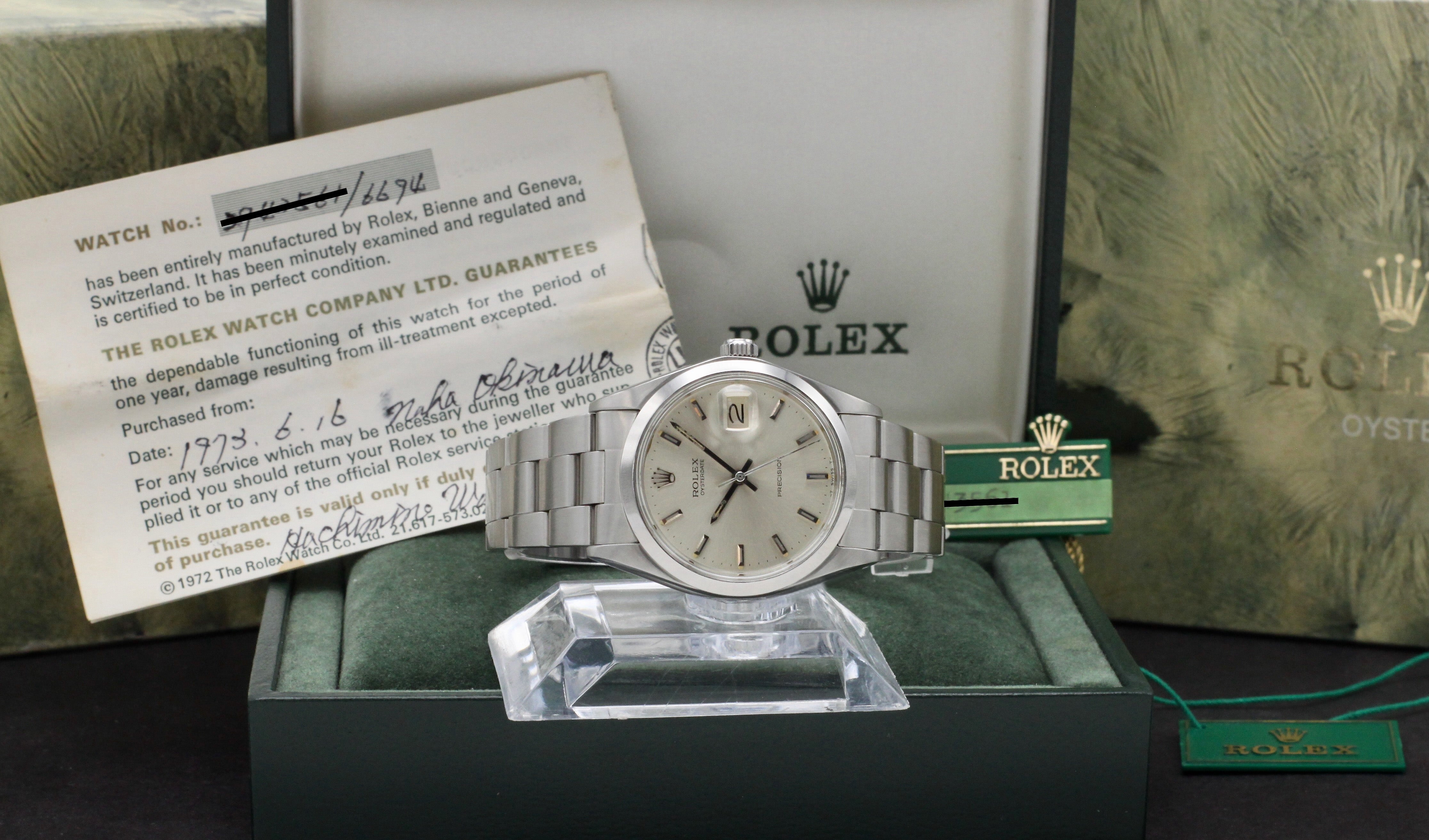 Rolex Oyster Precision 6694 - 1973 - Rolex horloge - Rolex kopen - Rolex heren horloge - Trophies Watches