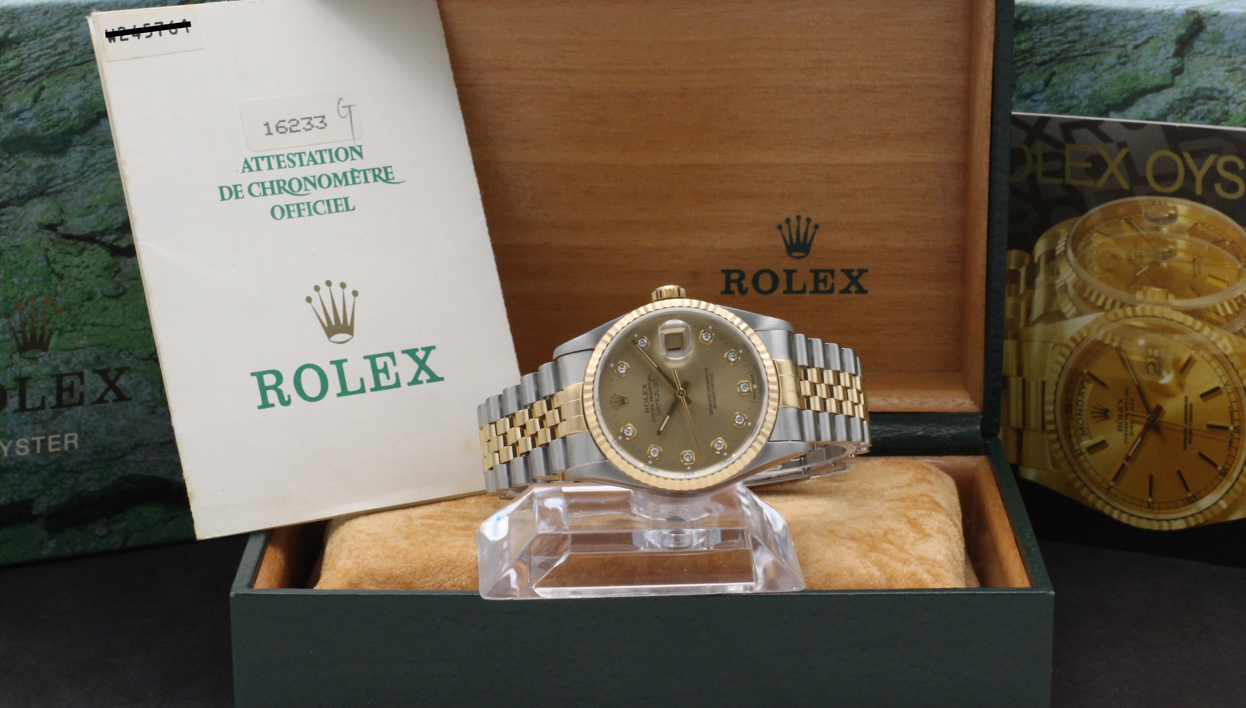 Rolex Datejust 16233G - 1995 - Rolex horloge - Rolex kopen - Rolex heren horloge - Trophies Watches
