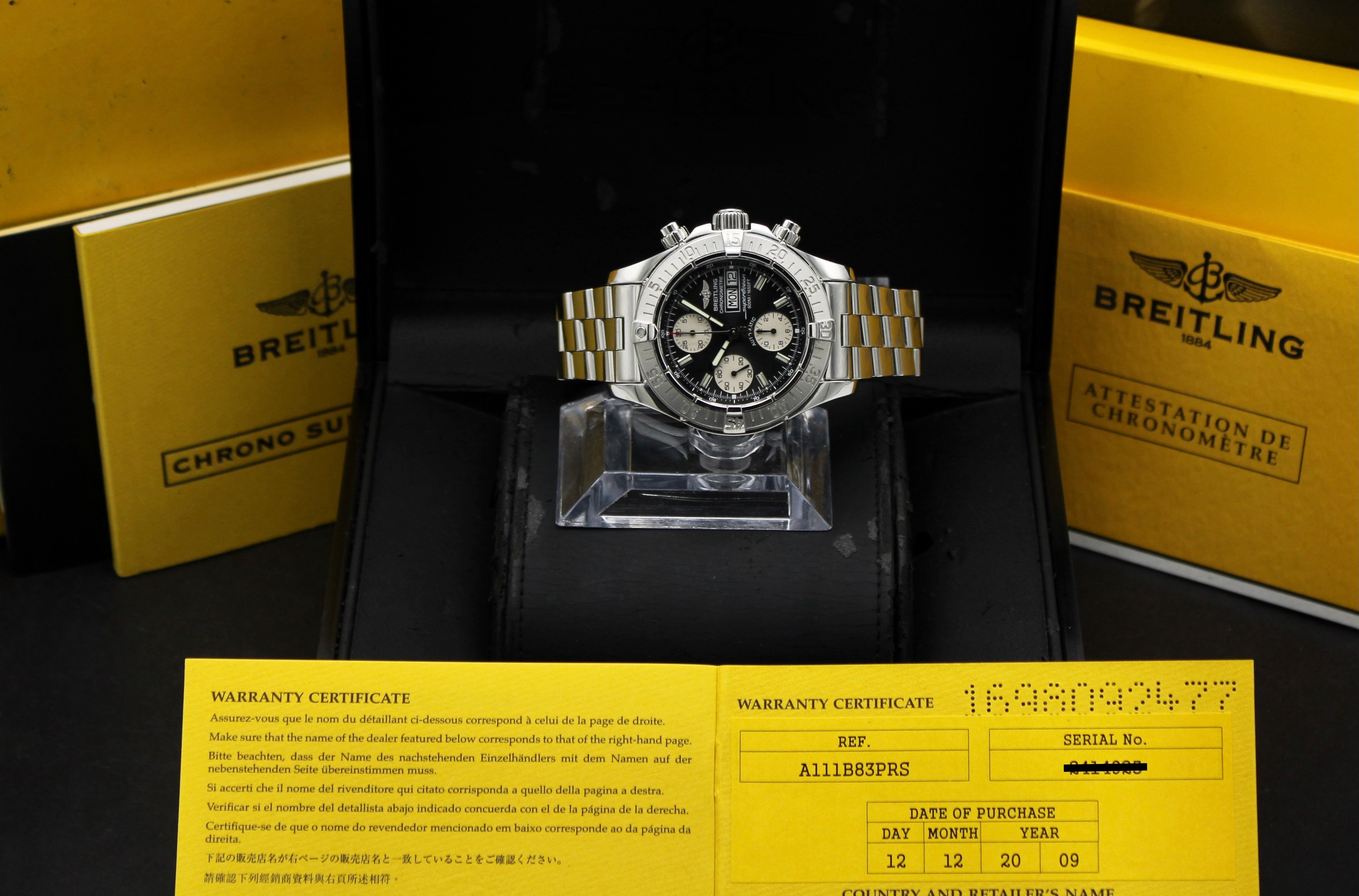Breitling Superocean Chronograph II A13340 - 2009 - Breitling horloge - Breitling kopen - Breitling heren horloge - Trophies Watches