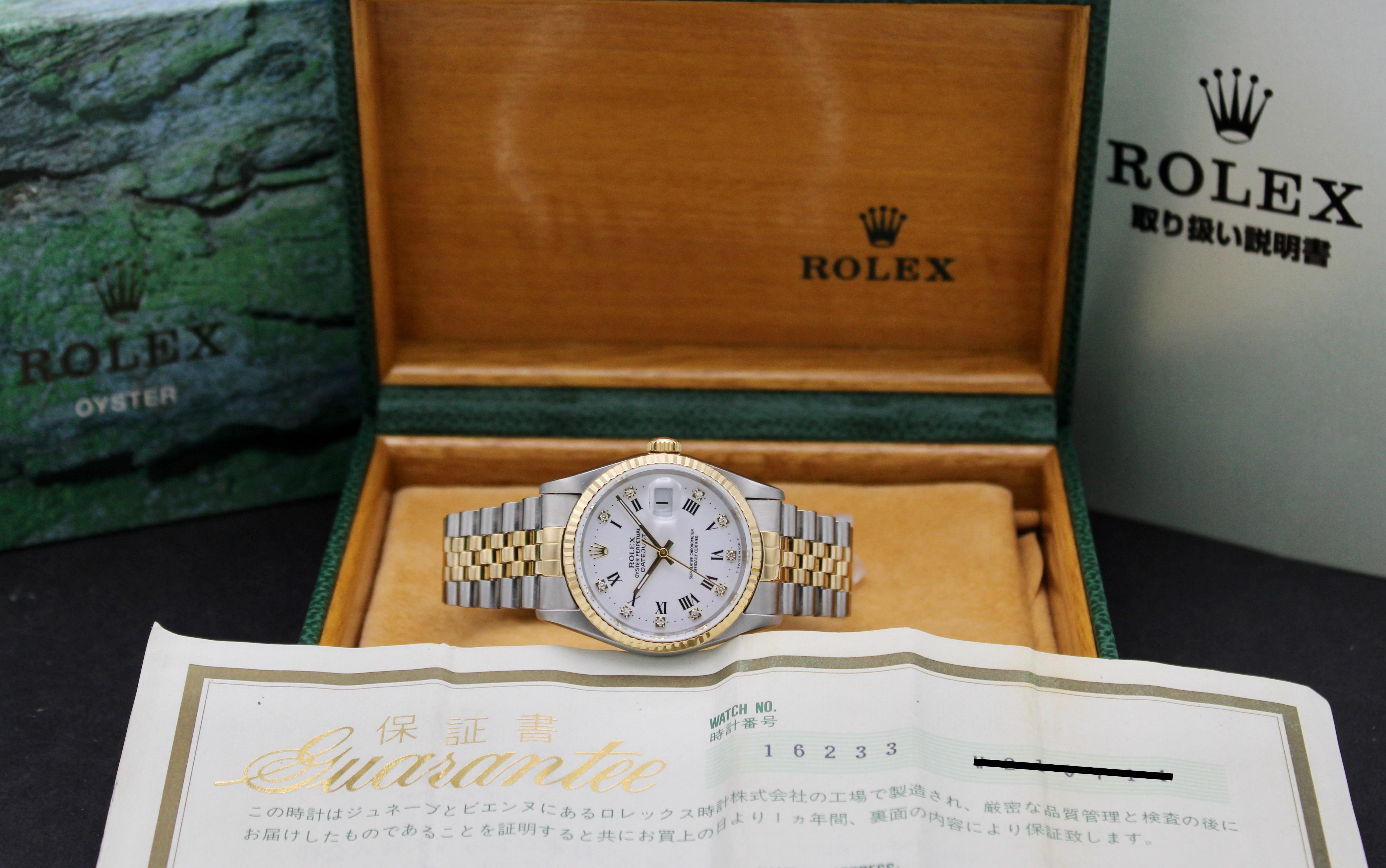 Rolex Datejust 16233G - 1996 - Rolex horloge - Rolex kopen - Rolex heren horloge - Trophies Watches