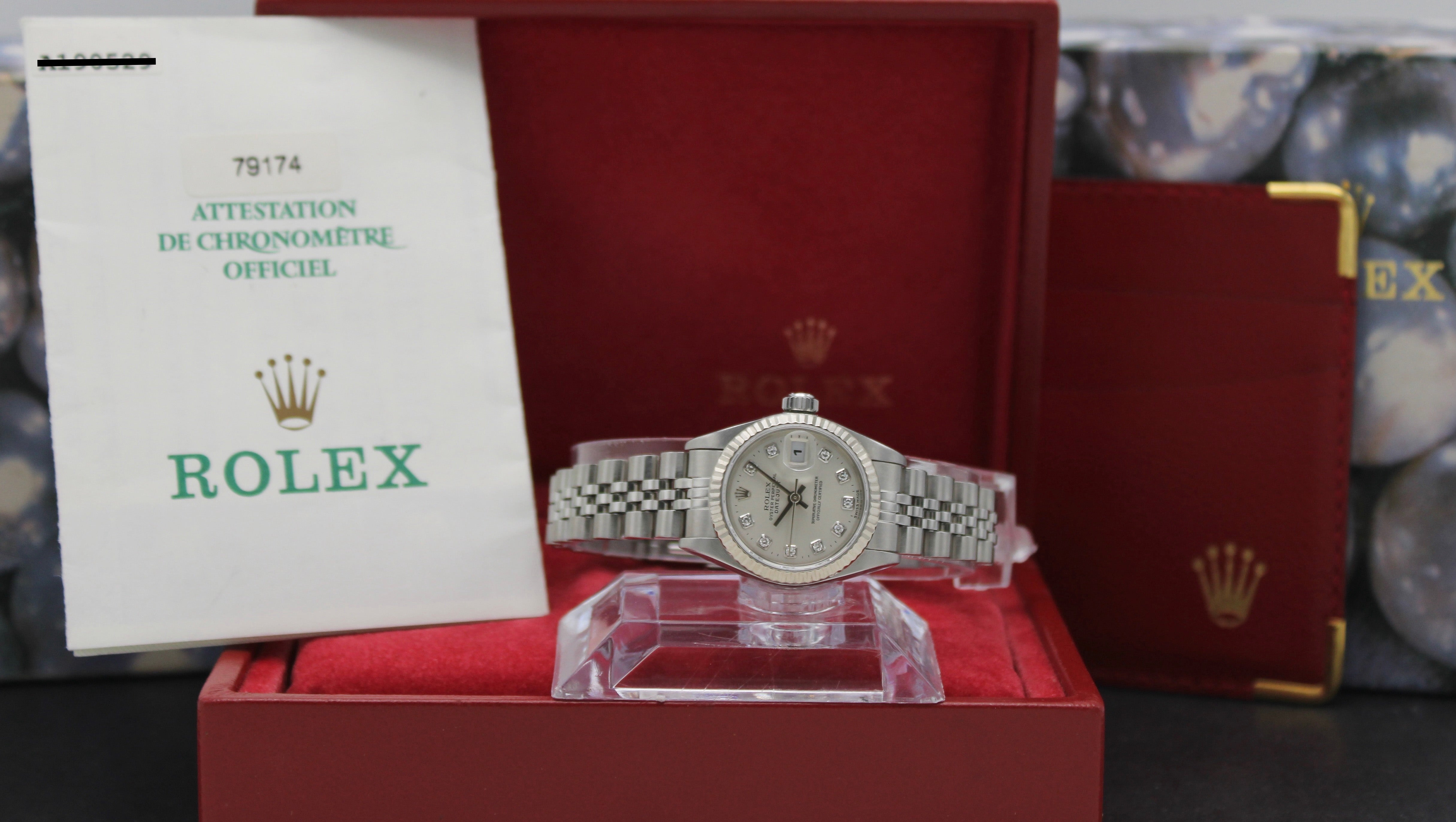 Rolex Oyster Perpetual Lady Datejust 79174G - 1999 - Rolex horloge - Rolex kopen - Rolex dames horloge - Trophies Watche