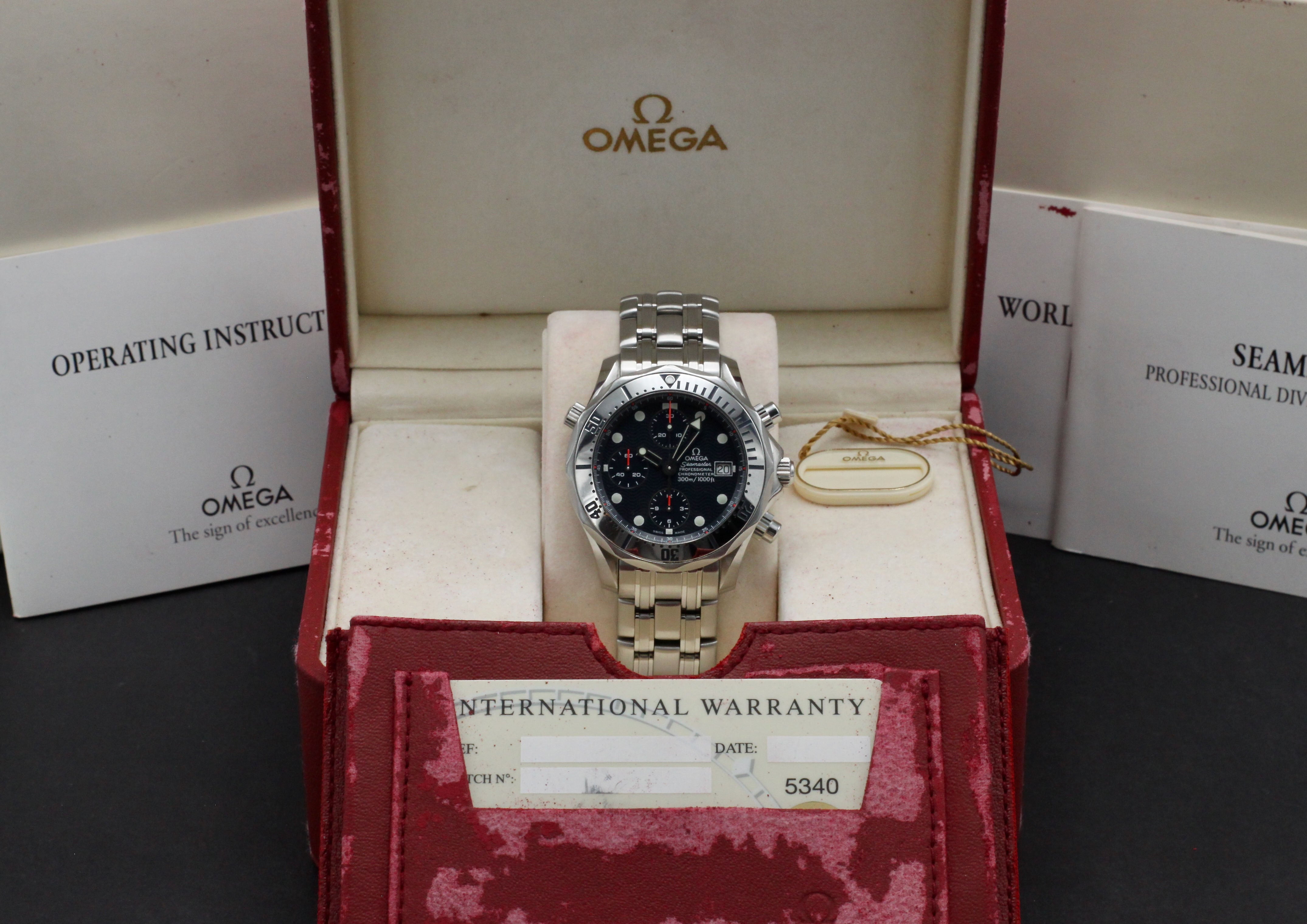 Omega Seamaster Diver 300 M 2589.30.00 - 1999 - Omega horloge - Omega kopen - Omega heren horloge - Trophies Watches