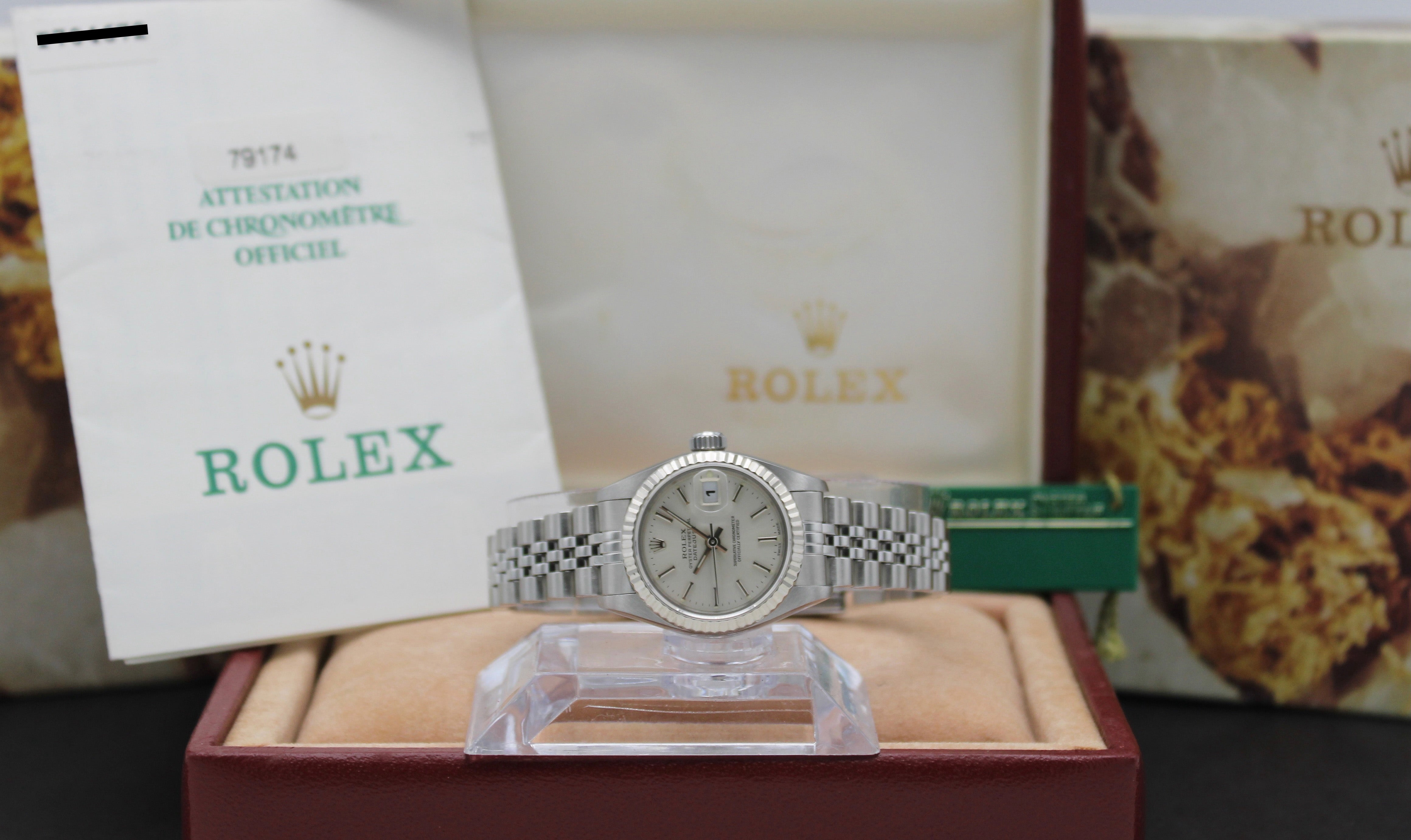 Rolex Oyster Perpetual Lady Datejust 79174 - 2001 - Rolex horloge - Rolex kopen - Rolex dames horloge - Trophies Watches