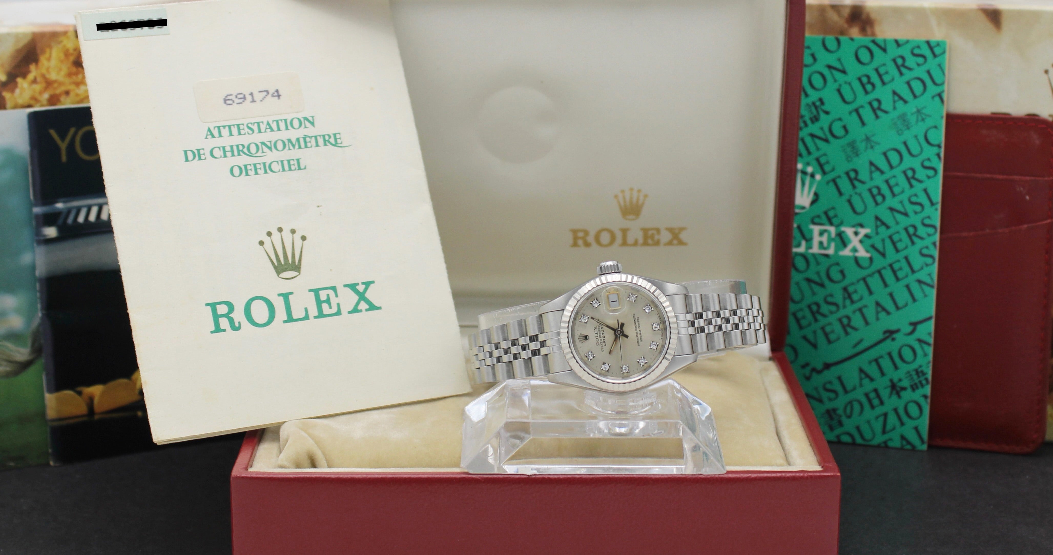 Rolex Oyster Perpetual Lady Datejust 69174G - 1989 - Rolex horloge - Rolex kopen - Rolex dames horloge - Trophies Watches