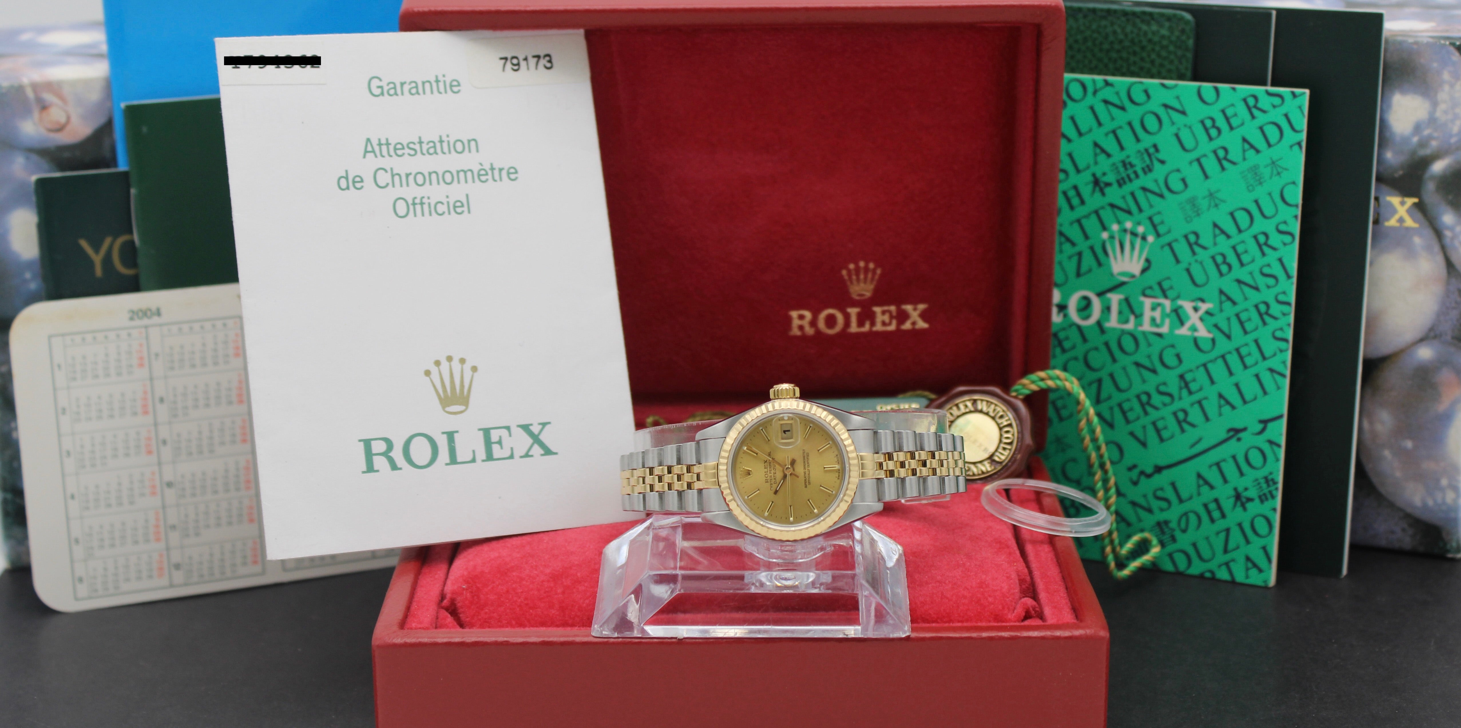 Rolex Lady-Datejust 79173 - 2004 - Rolex horloge - Rolex kopen - Rolex dames horloge - Trophies Watches