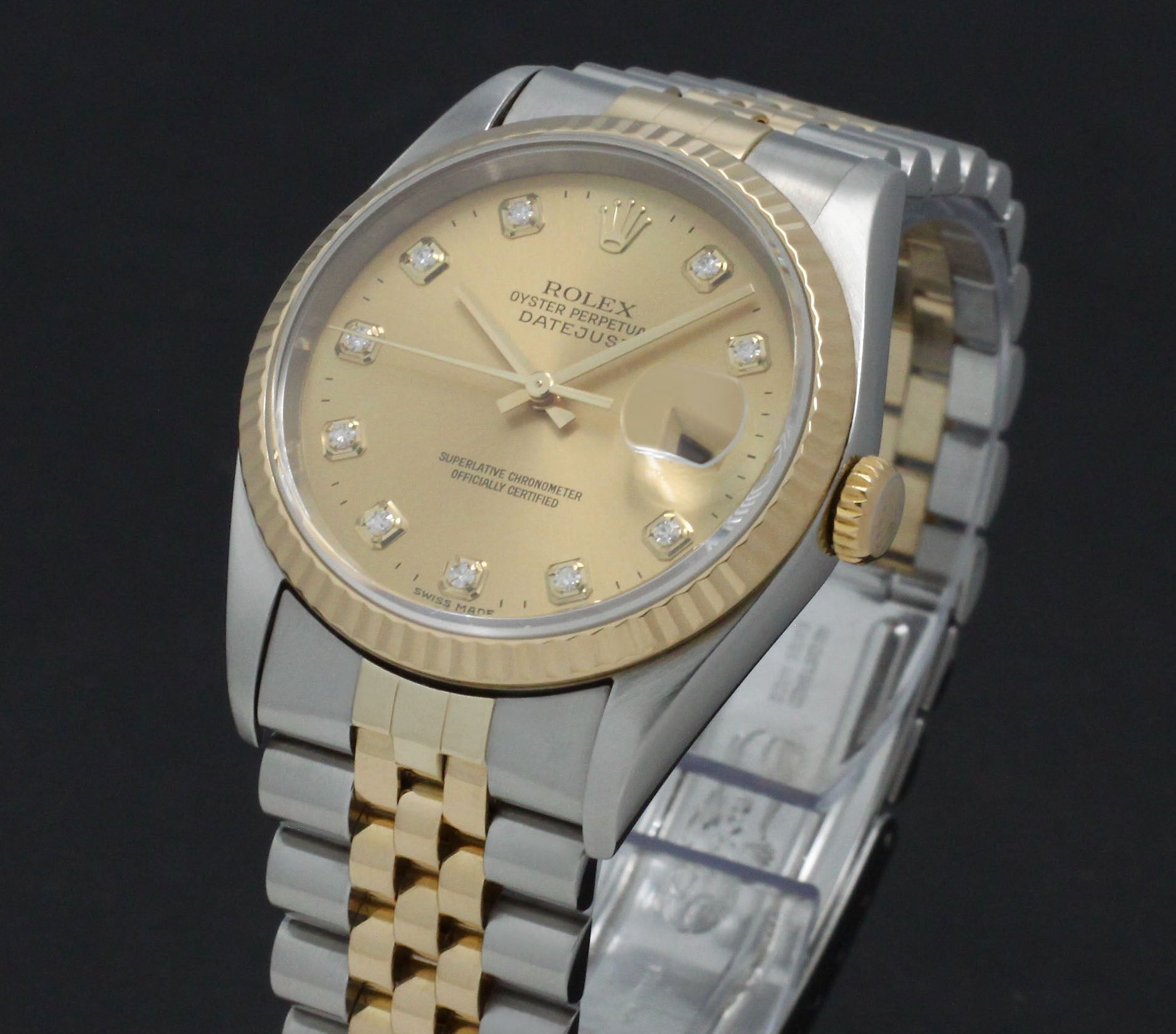 Rolex Datejust 16233G - 2002 - Rolex horloge - Rolex kopen - Rolex heren horloge - Trophies Watches