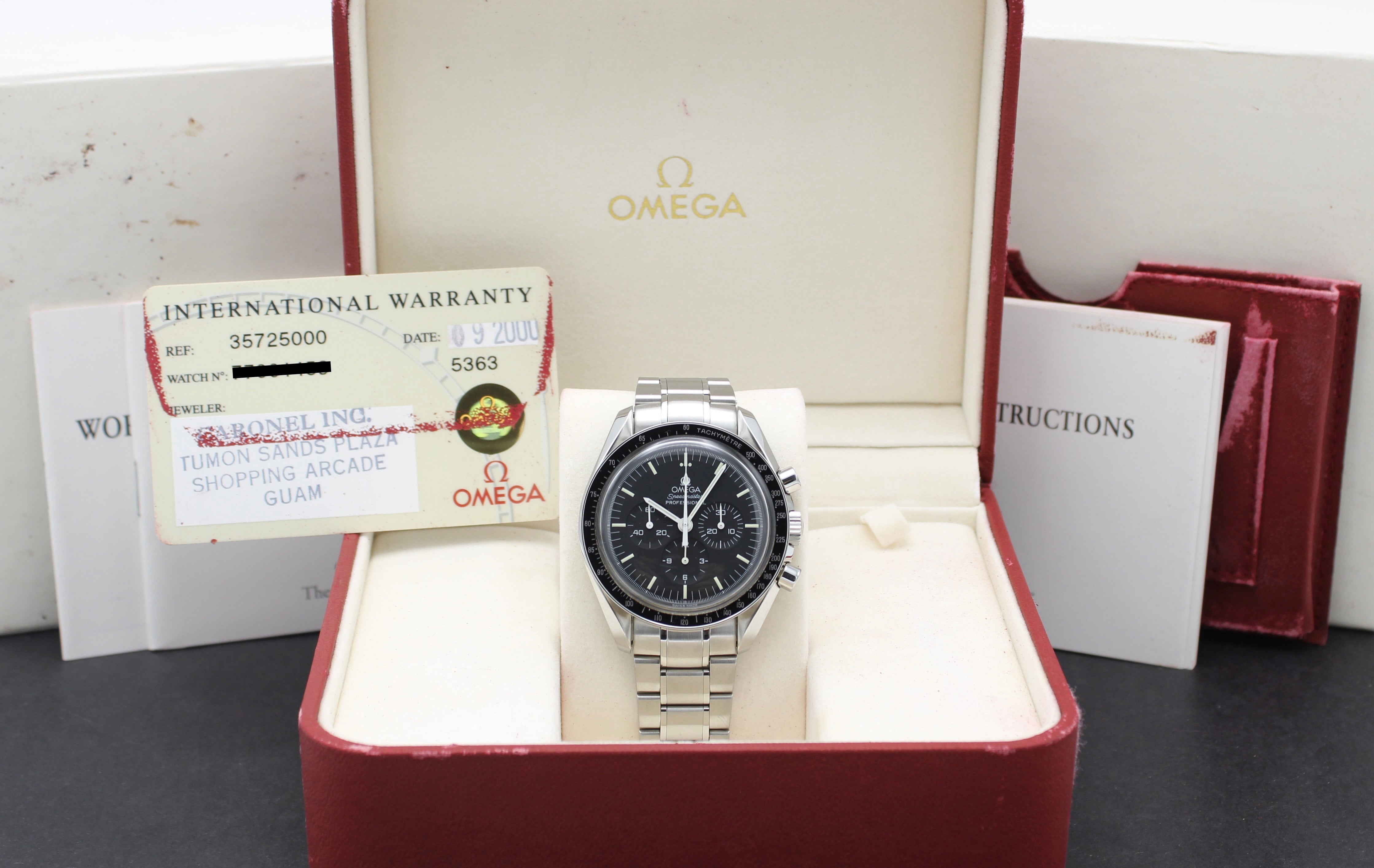 Omega Speedmaster 3572.50.00 - 2000 - Omega horloge - Omega kopen - Omega heren horloges - Trophies Watches