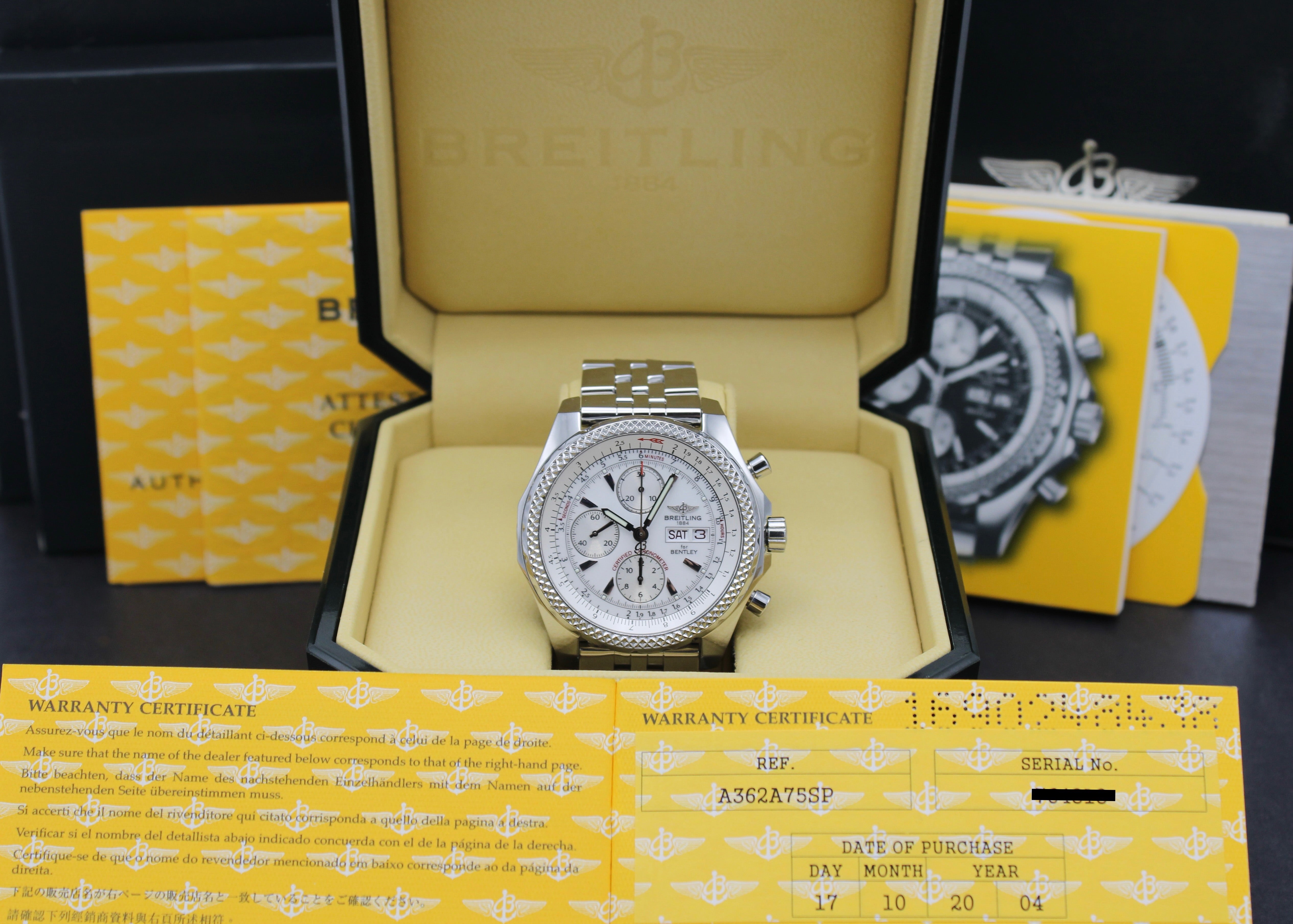Breitling Bentley GT A13362 - 2005 - Breitling horloge - Breitling kopen - Breitling heren horloge - Trophies Watches