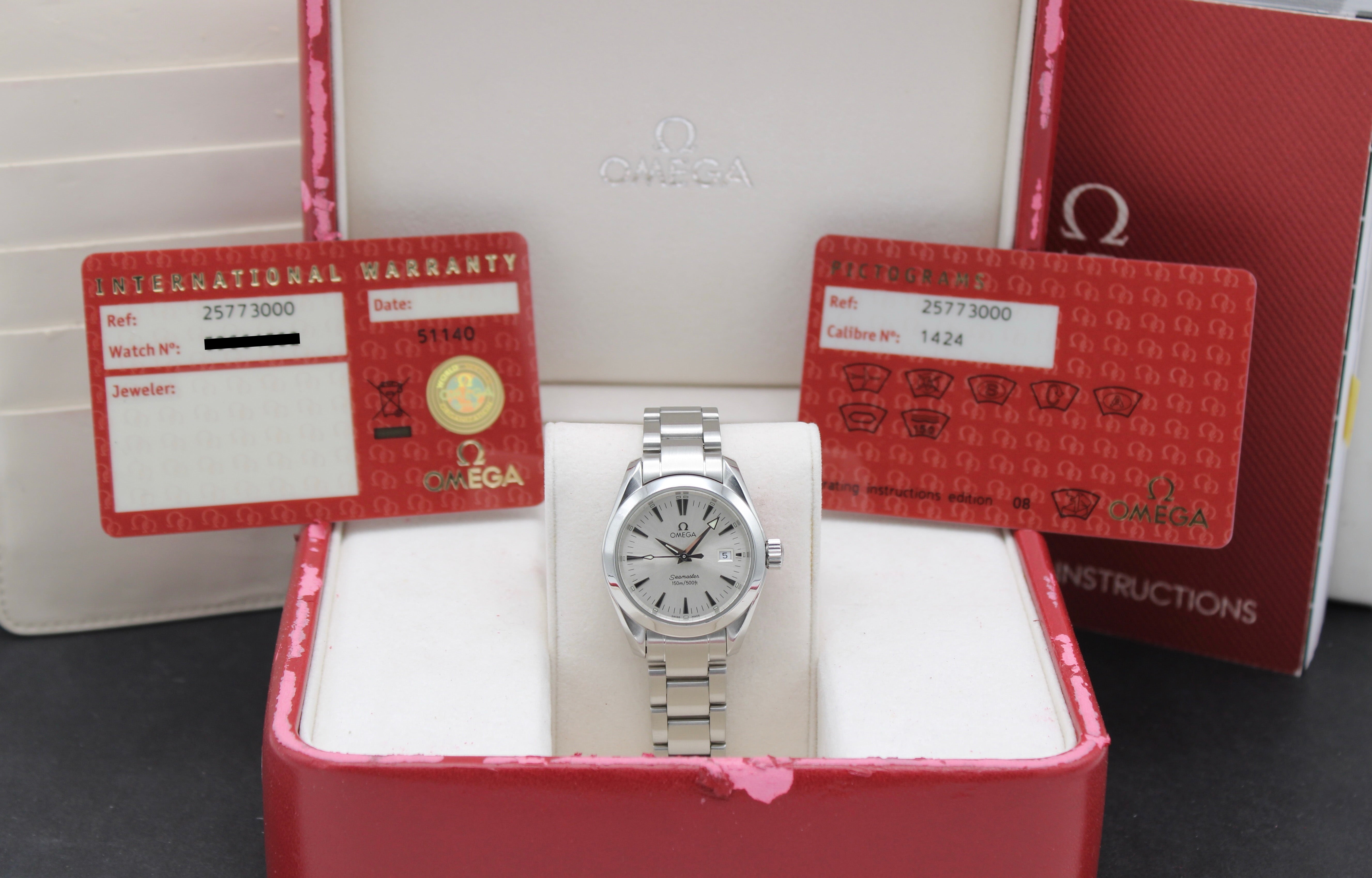 Omega Seamaster Aqua Terra 2577.30 - 1998 - Omega horloge - Omega kopen - Omega dames horloge - Trophies Watches