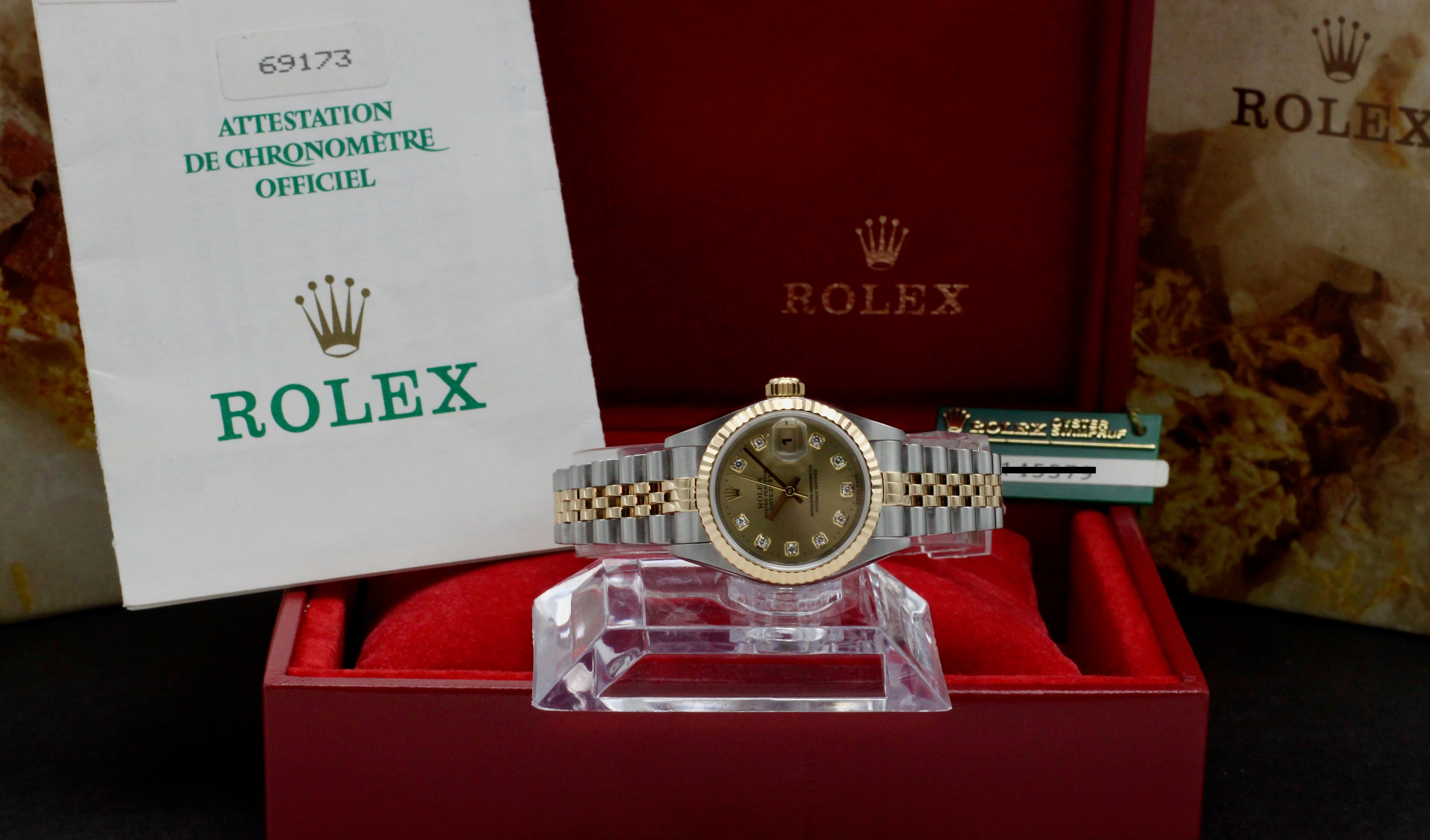 Rolex Lady-Datejust 69173G - 1997 - Rolex horloge - Rolex kopen - Rolex dames horloge - Trophies Watches
