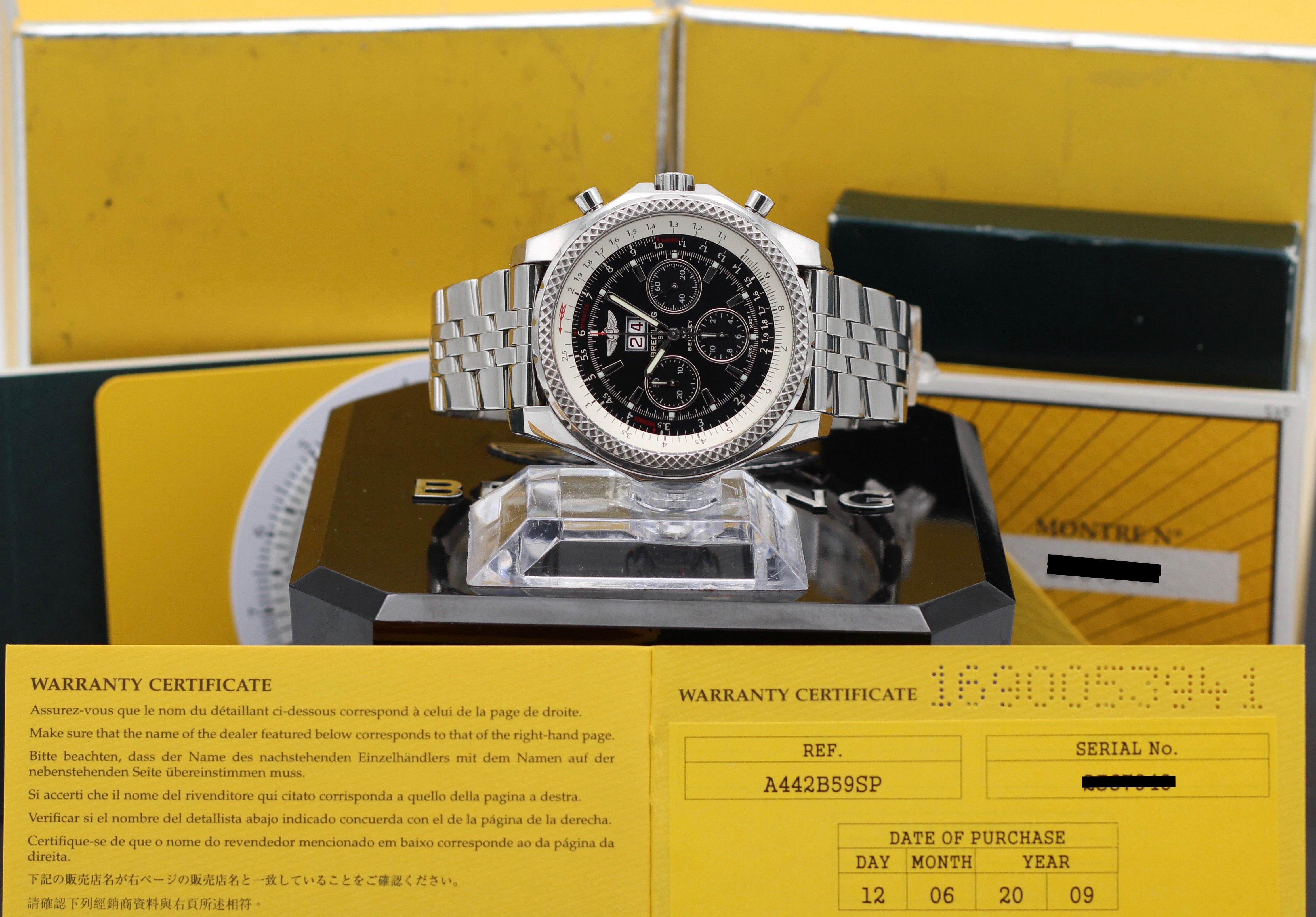 Breitling Bentley 6.75 - 2009 - Breitling horloge - Breitling kopen - Breitling heren horloge - Trophies Watches