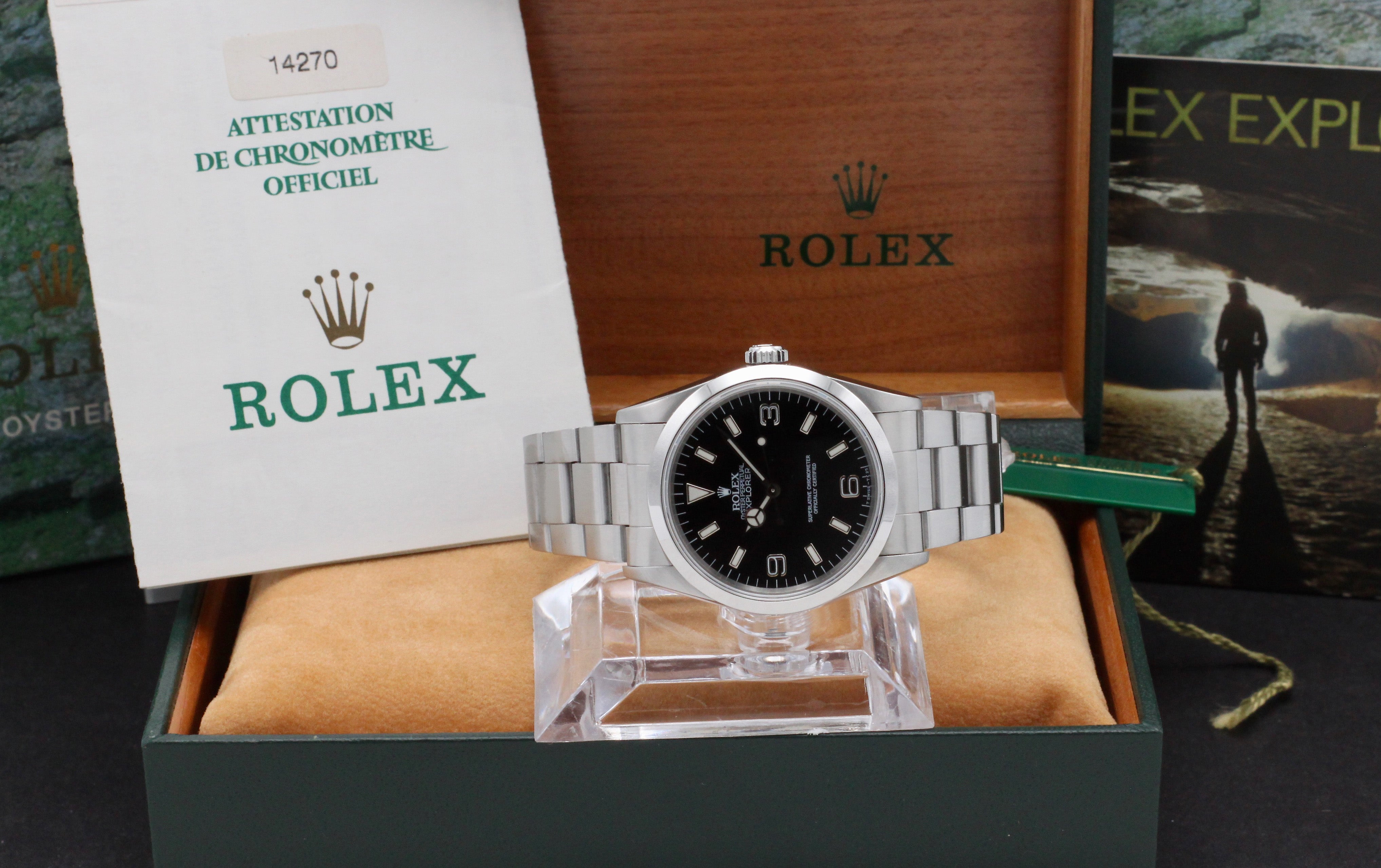 Rolex Explorer 14270 - 1997 - Rolex horloge - Rolex kopen - Rolex heren horloge - Trophies Watches