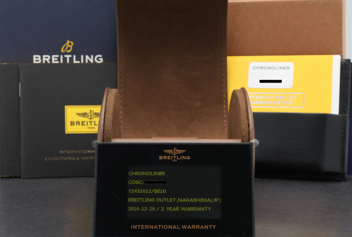 Breitling Chronoliner Y24310, Box & Papers, 2019