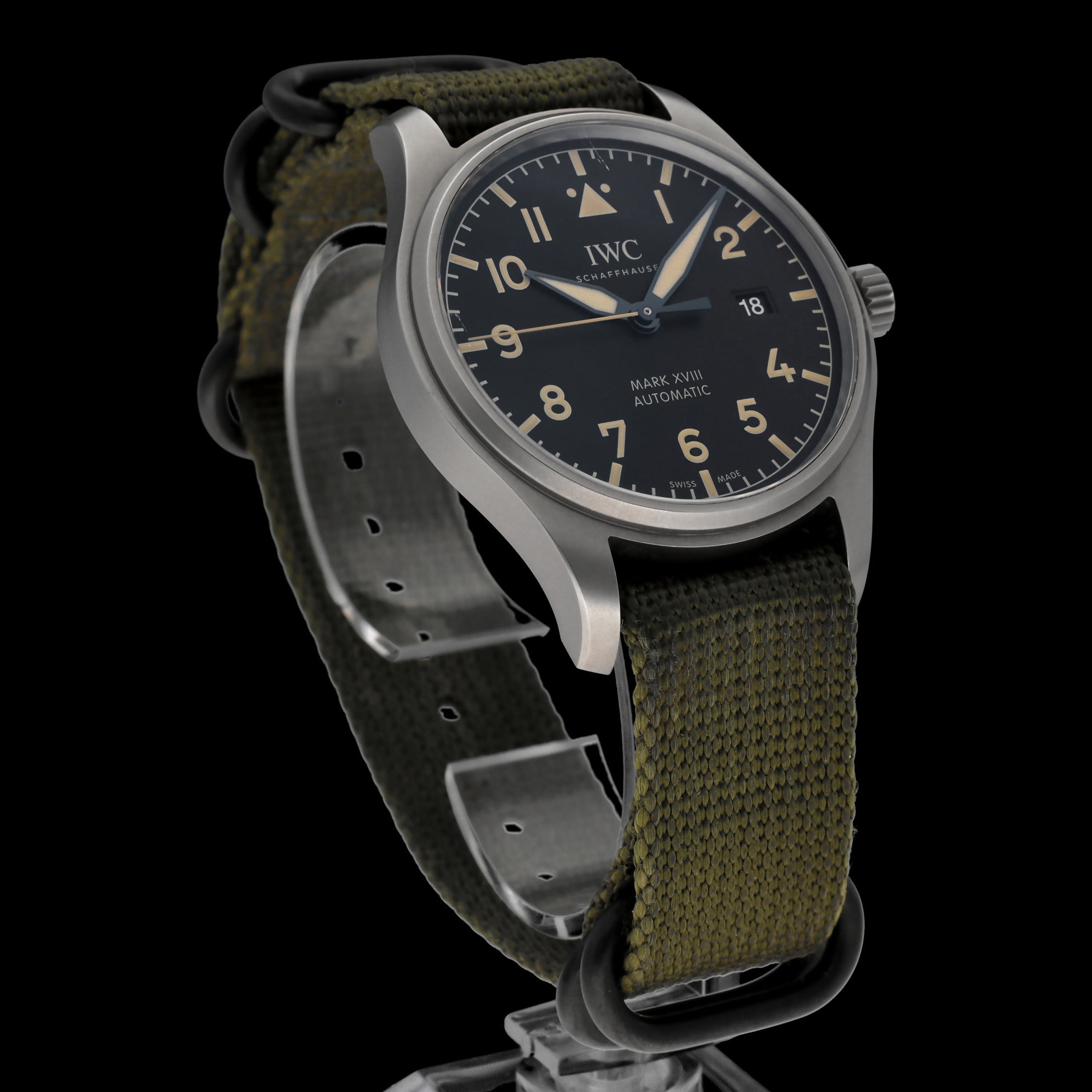 IWC Pilot Mark Xviii Heritage IW327006 - 2018 - IWC horloge - IWC kopen - IWC heren horloge - Trophies Watches
