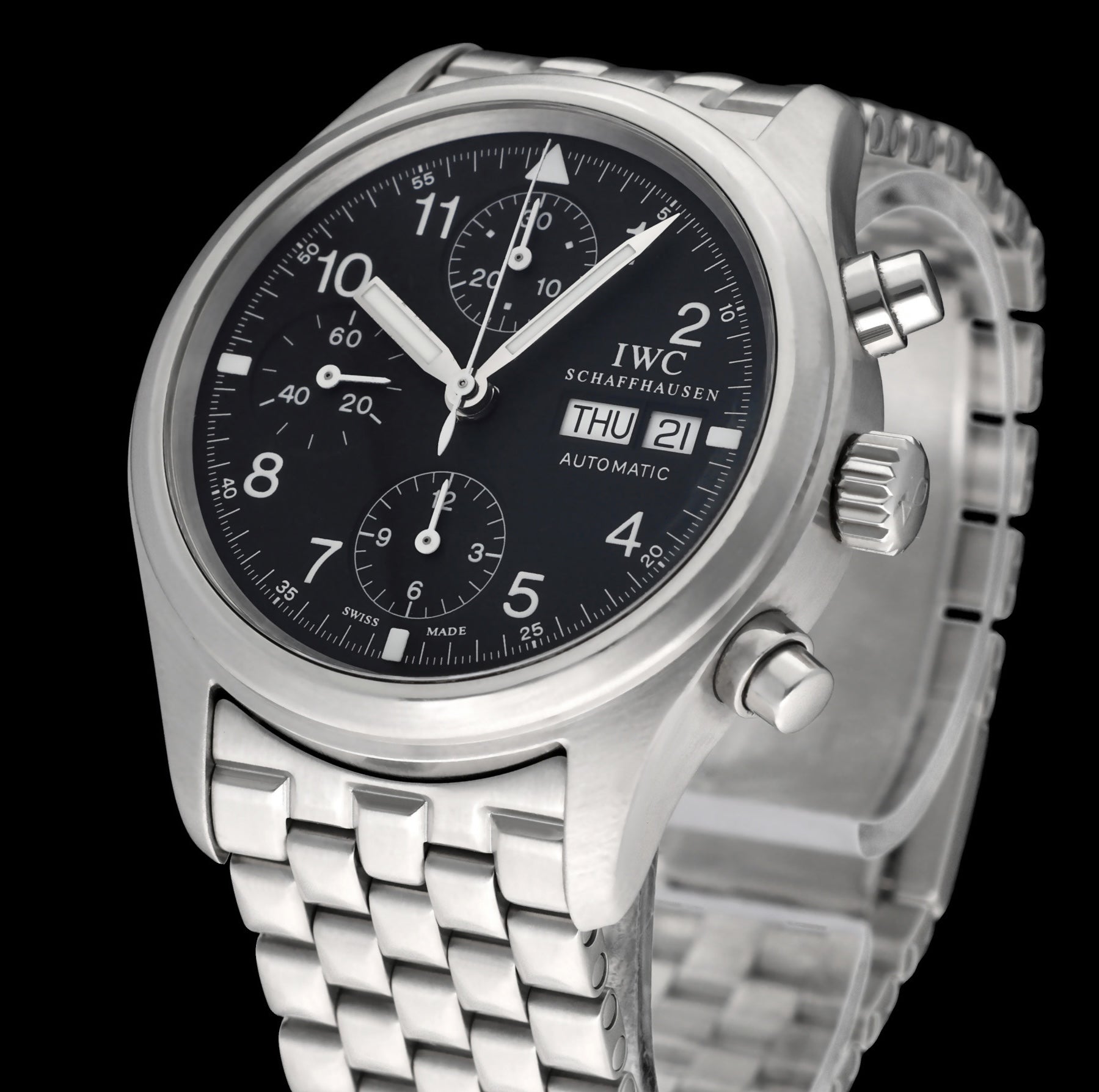 IWC Pilot Chronograph IW324002- 2004 - IWC horloge - IWC kopen - IWC heren horloge - Trophies Watches