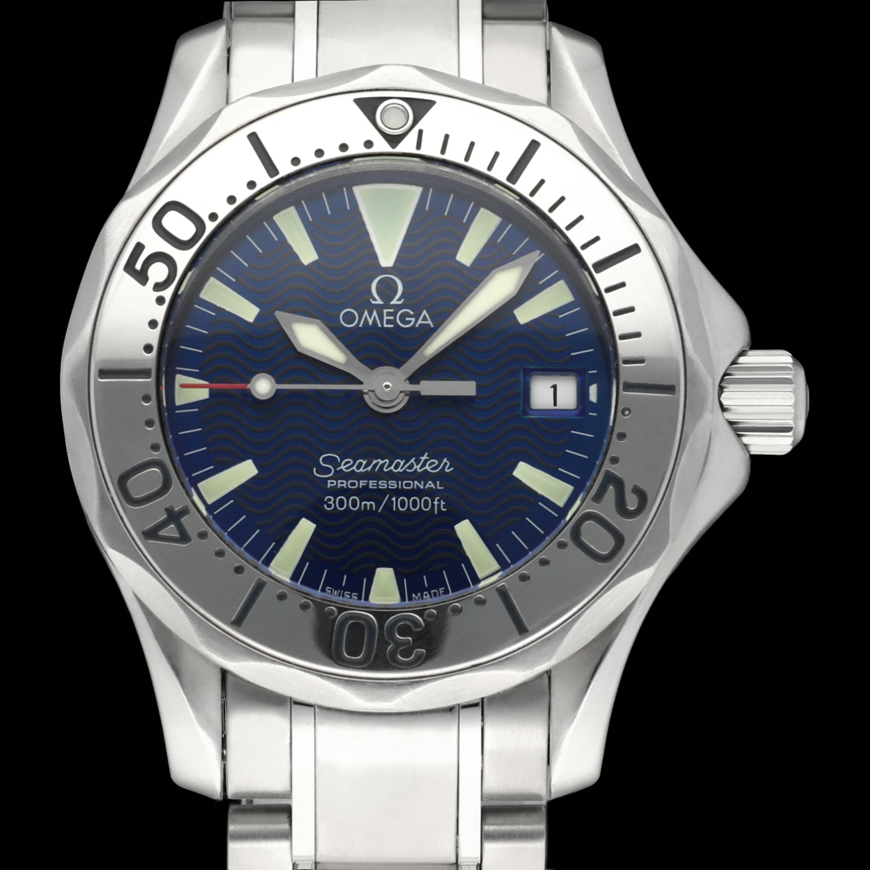 Omega Seamaster 2285.80.00, Box & Papers, 1998 | Omega horloge