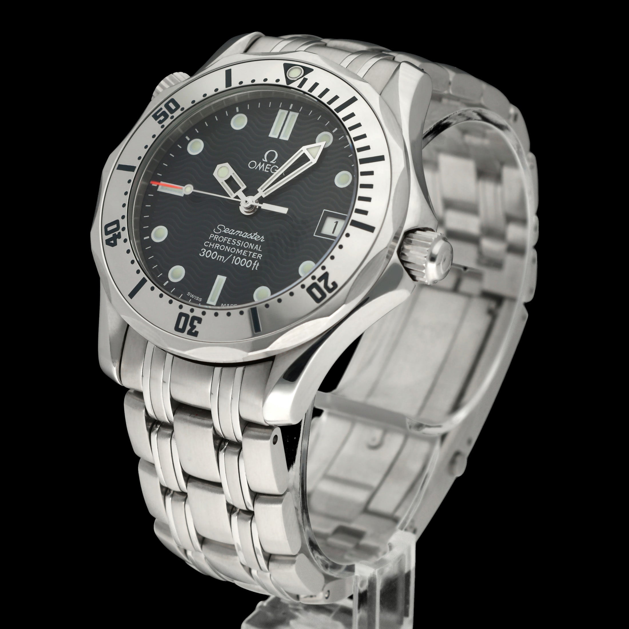 Omega Seamaster Diver 300 M 2552.80.00- 1999 - Omega horloge - Omega kopen - Omega heren horloge - Trophies Watches