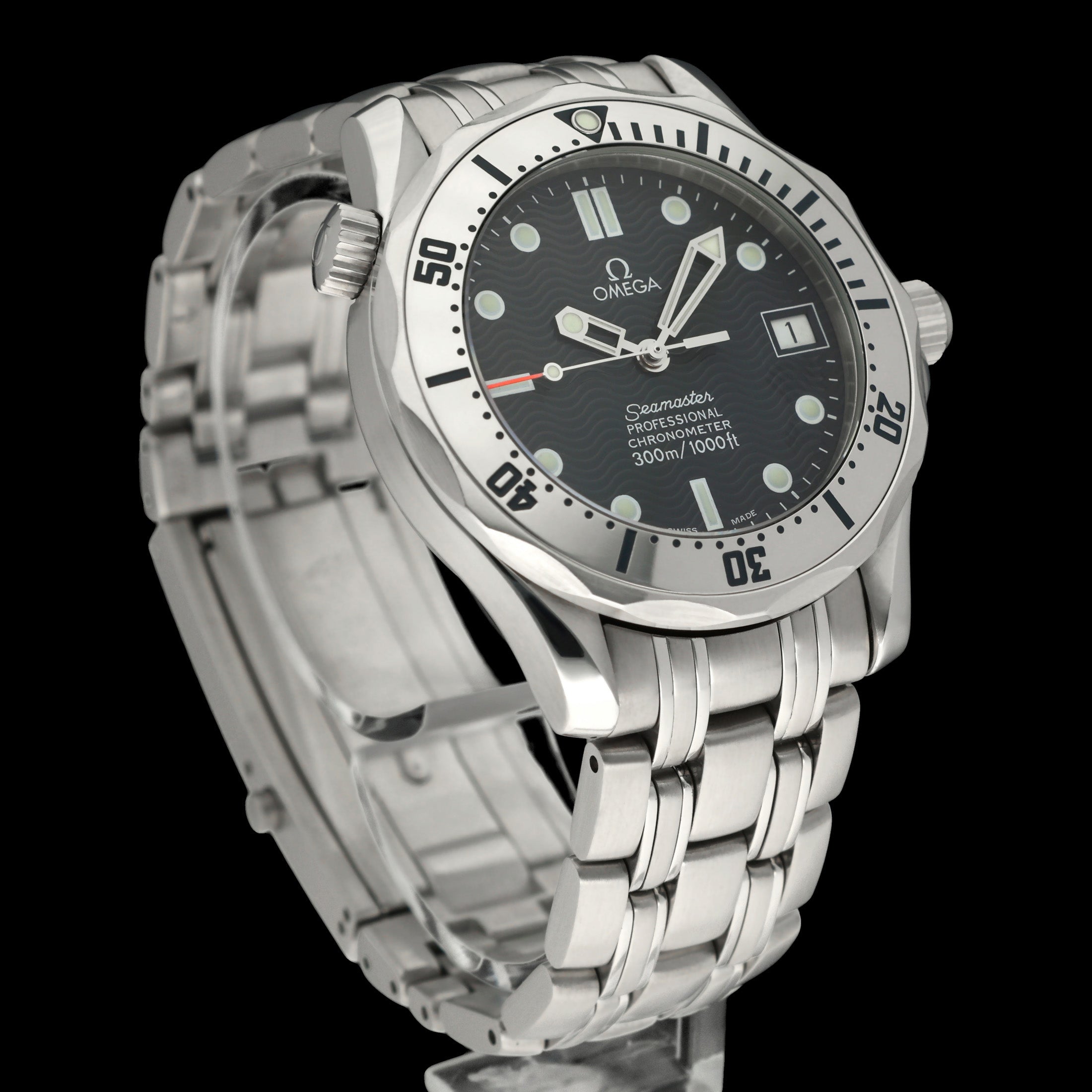 Omega Seamaster Diver 300 M 2552.80.00- 1999 - Omega horloge - Omega kopen - Omega heren horloge - Trophies Watches