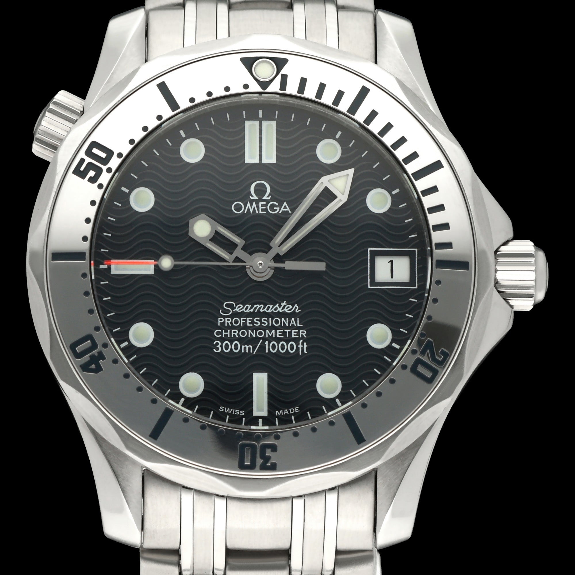 Omega Seamaster Diver 300 M 2552.80.00- 1999 - Omega horloge - Omega kopen - Omega heren horloge - Trophies Watches