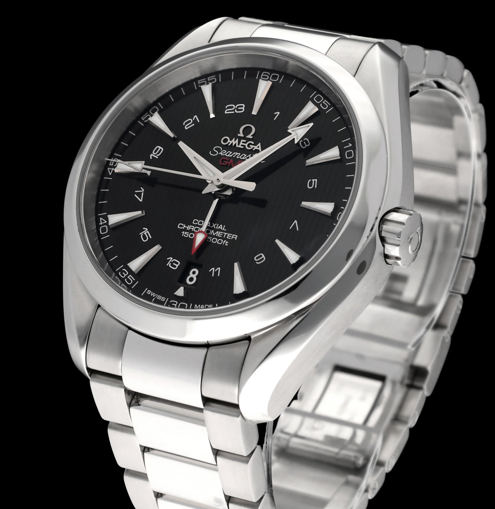 Omega Seamaster Aqua Terra Gmt Co-axial 231.10.43.22.01.001 - 2019 - Omega horloge - Omega kopen - Omega heren horloge - Trophies Watches