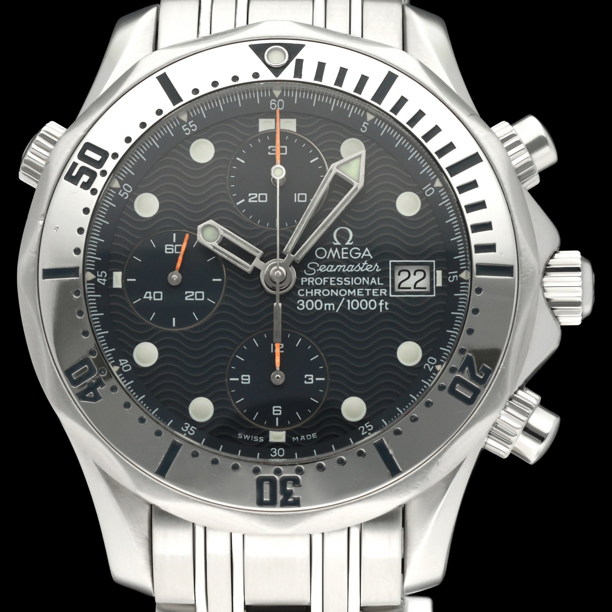 Omega Seamaster Diver 300 M 2589.30.00 - 2000 - Omega horloge - Omega kopen - Omega heren horloge - Trophies Watches