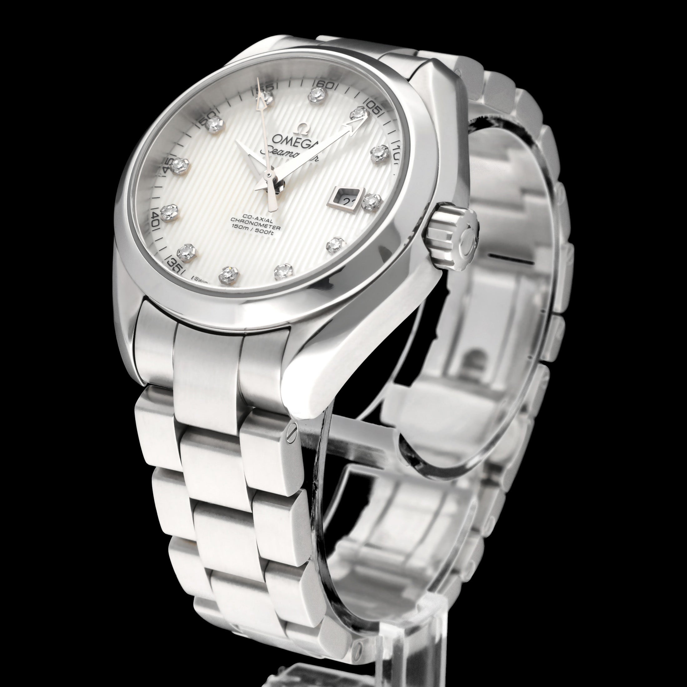 Omega Seamaster Aqua Terra Co-axial 231.10.34.20.55.001 - 2017 - Omega horloge - Omega kopen - Omega dames horloge - Trophies Watches