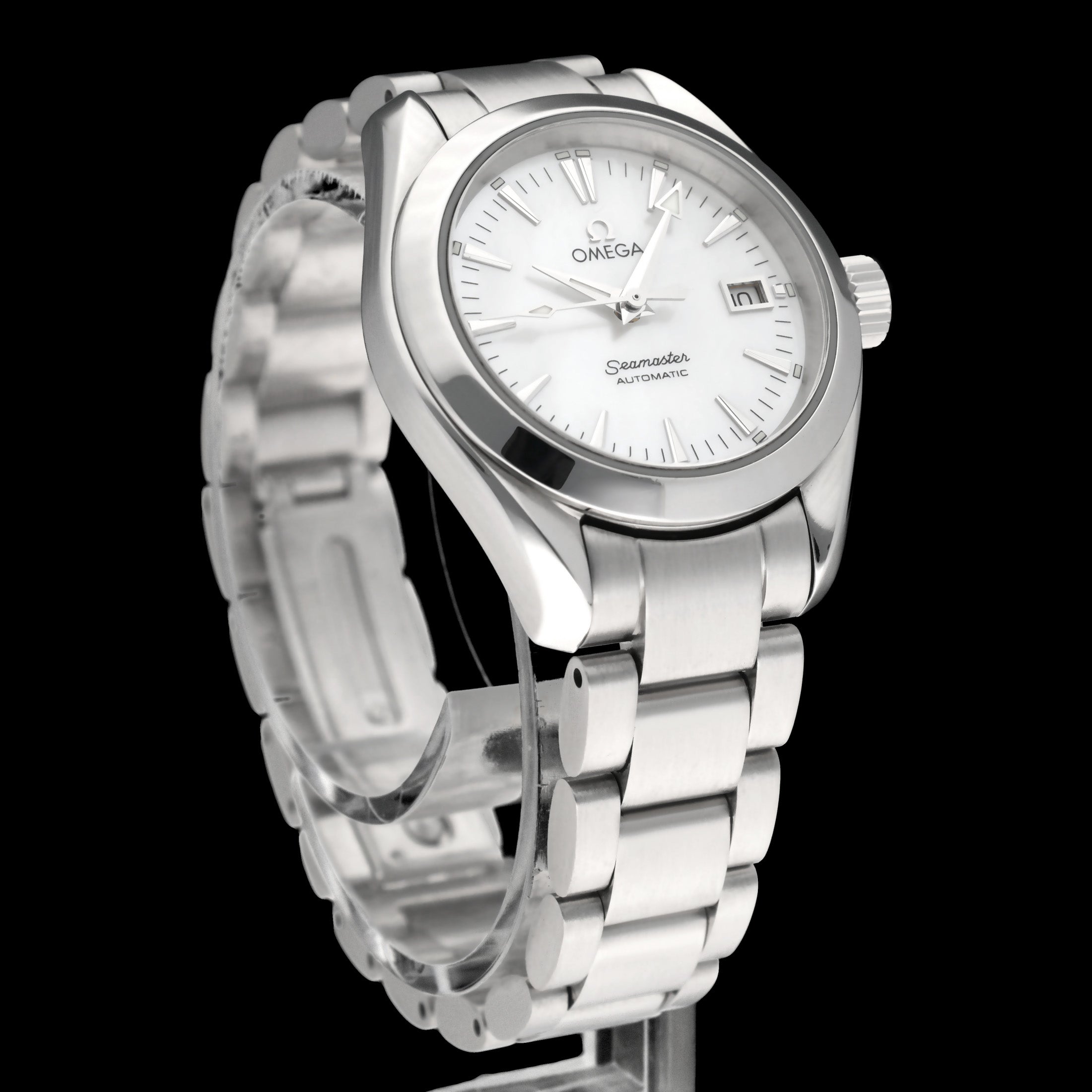 Omega Seamaster Aqua Terra 2573.70.00 - 2005 - Omega horloge - Omega kopen - Omega dames horloge - Trophies Watches