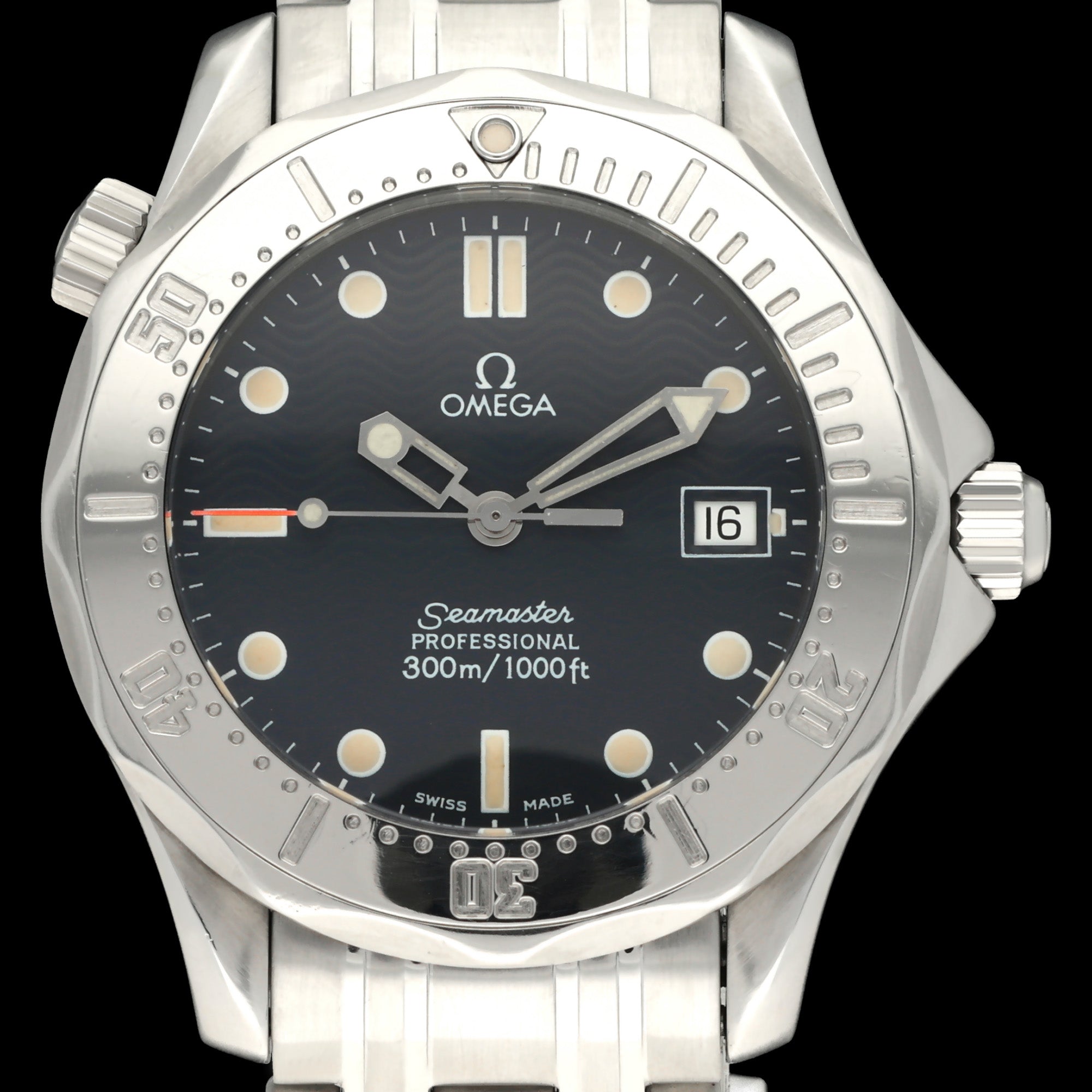 Omega Seamaster Diver 300 M 2562.80.00 - 1995 - Omega horloge - Omega kopen - Omega heren horloge - Trophies Watches