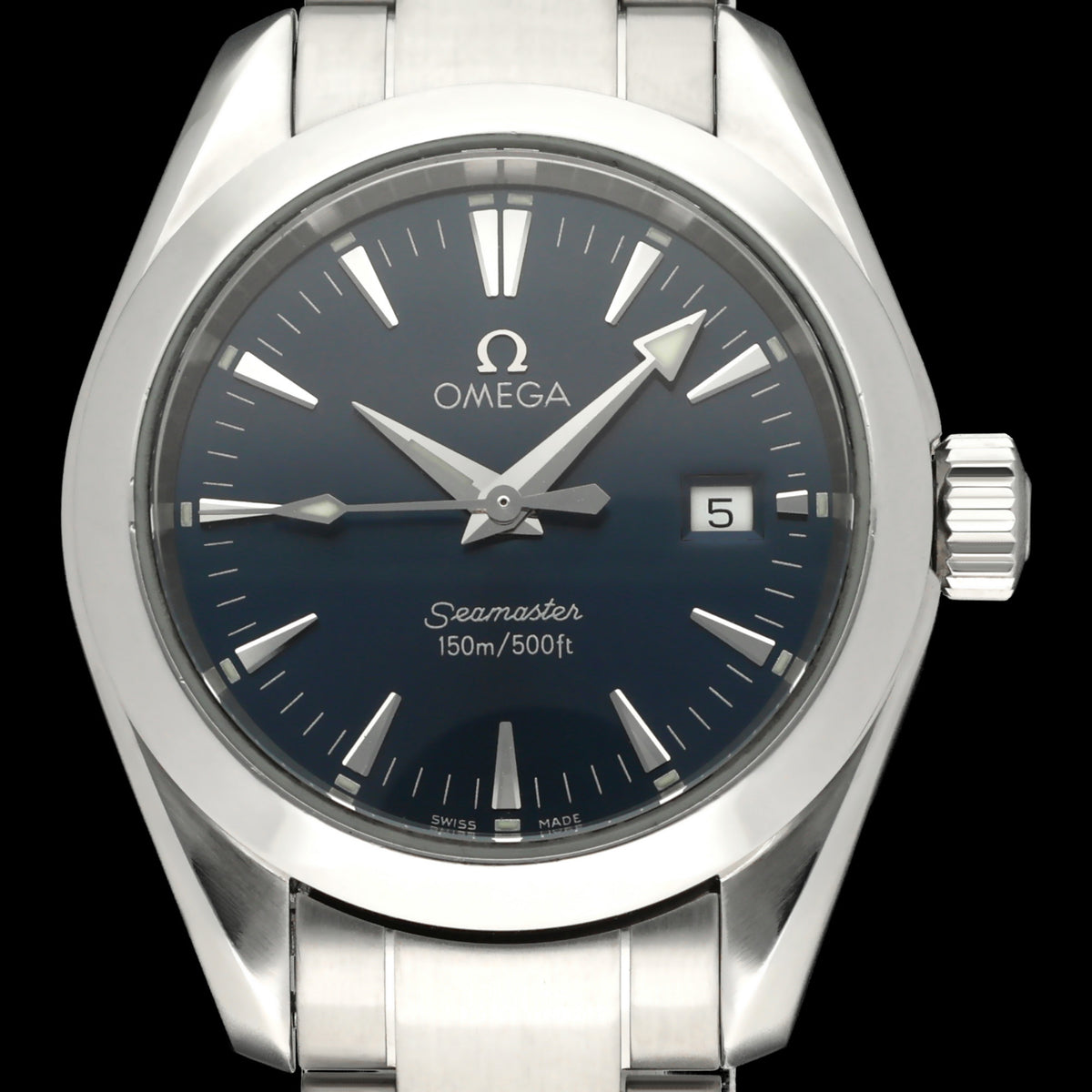 Omega Seamaster Aqua Terra 2577.80 - 2001 - Omega horloge - Omega kopen - Omega dames horloge - Trophies Watches