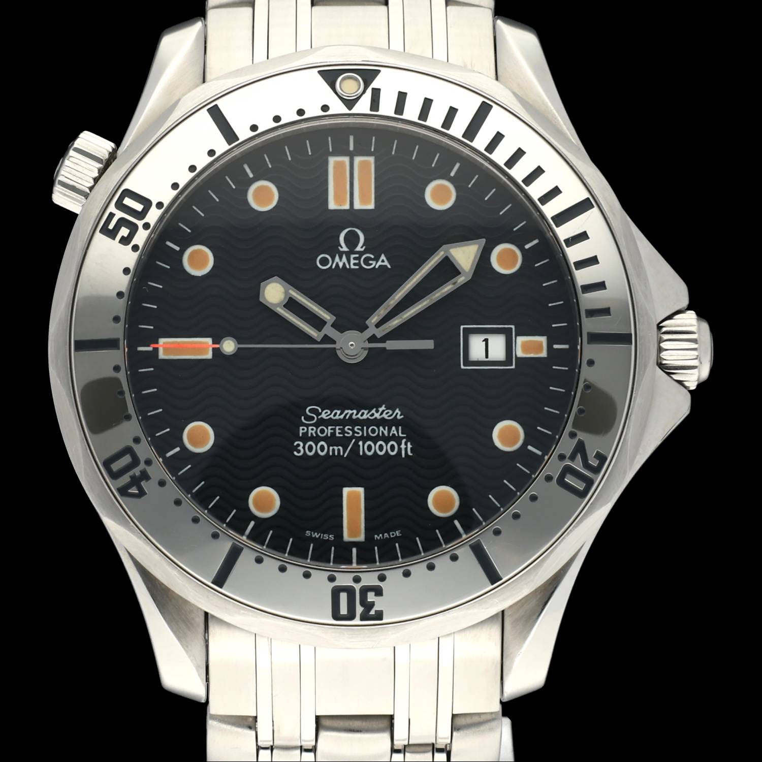 Omega Seamaster Diver 300 M 2542.80.00 - 1998 - Omega horloge - Omega kopen - Omega heren horloge - Trophies Watches