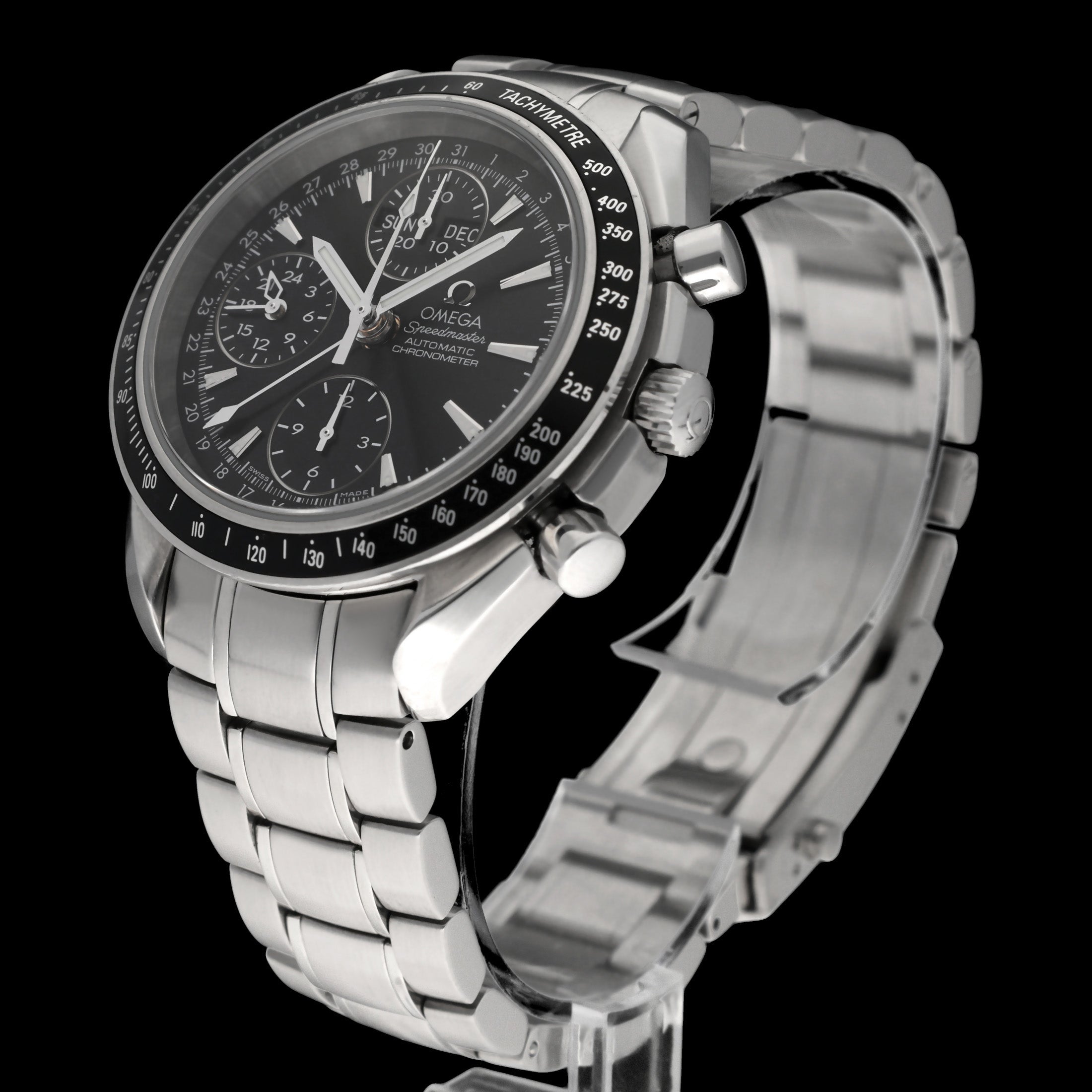 Omega Speedmaster Day Date 3220.50.00 - 2008 - Omega horloge - Omega kopen - Omega heren horloge - Trophies Watches