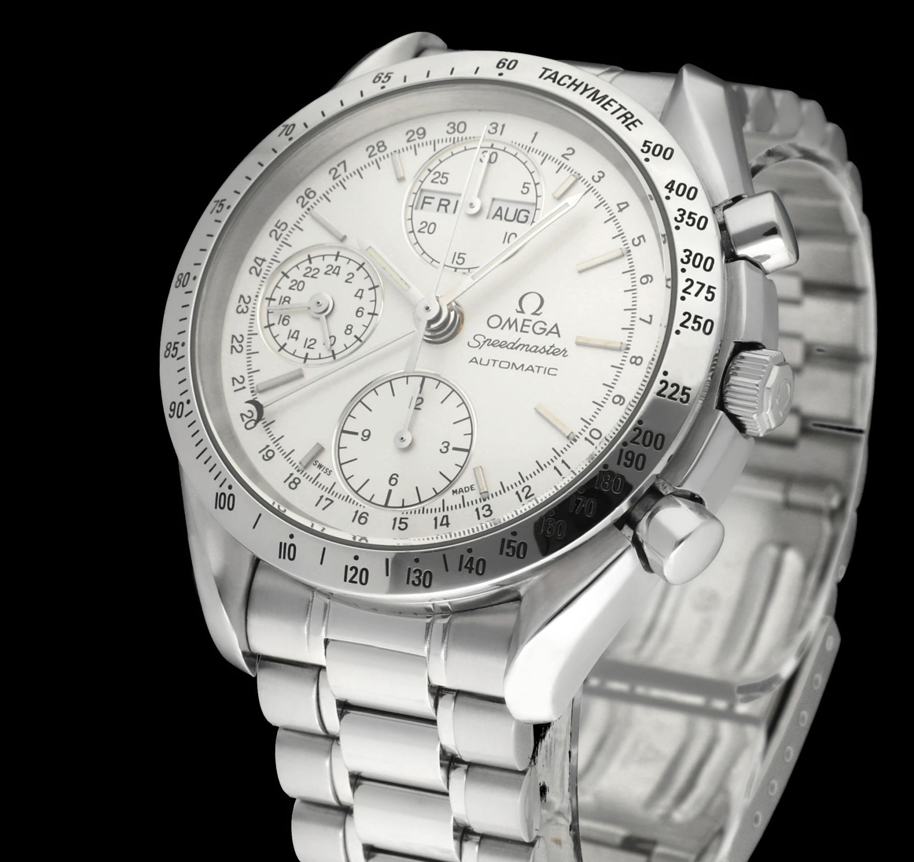 Omega Speedmaster Day Date 3521.30.00 - 1995 - Omega horloge - Omega kopen - Omega heren horloge - Trophies Watches