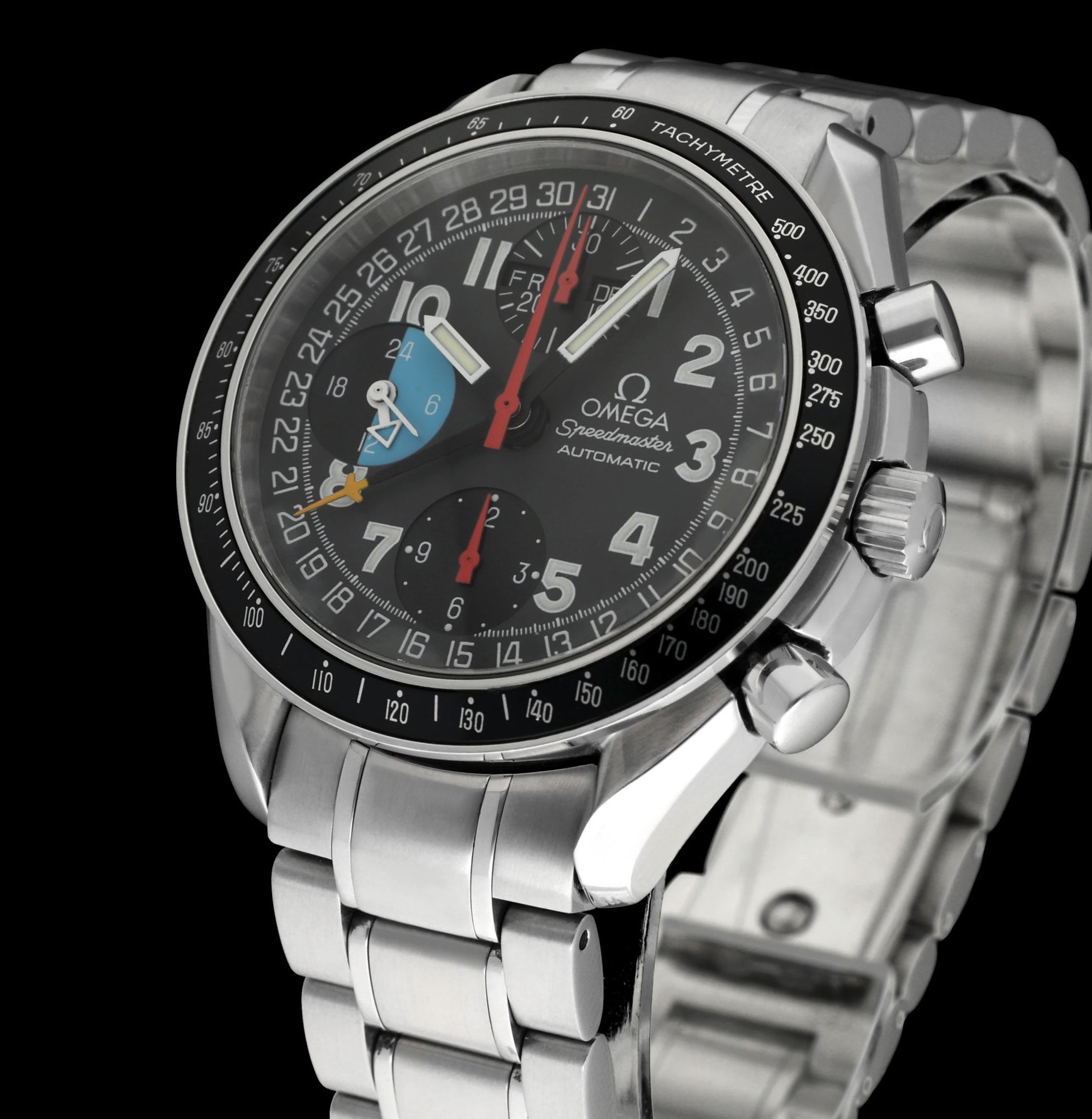 Omega Speedmaster Day Date 3520.53.00 - 1998 - Omega horloge - Omega kopen - Omega heren horloge - Trophies Watches