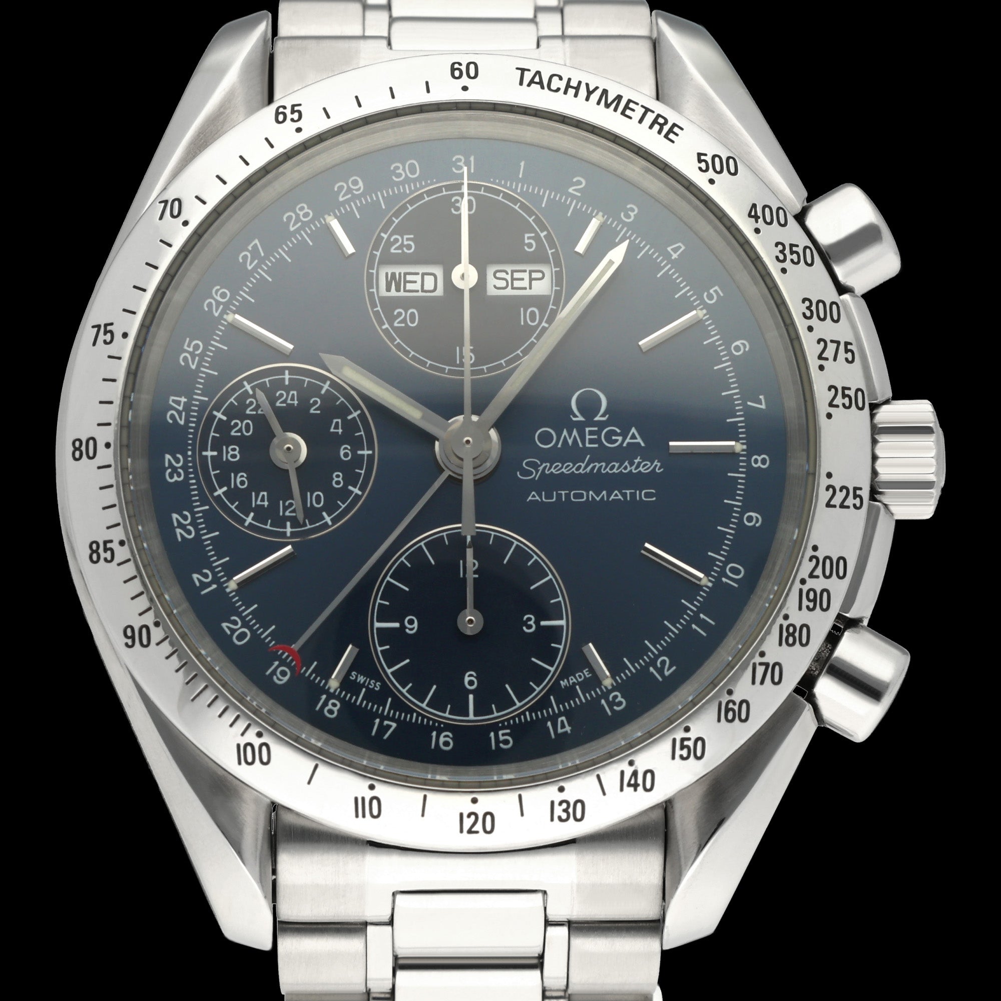 Omega Speedmaster Day Date 3521.80.00 - 1999 - Omega horloge - Omega kopen - Omega heren horloge - Trophies Watches