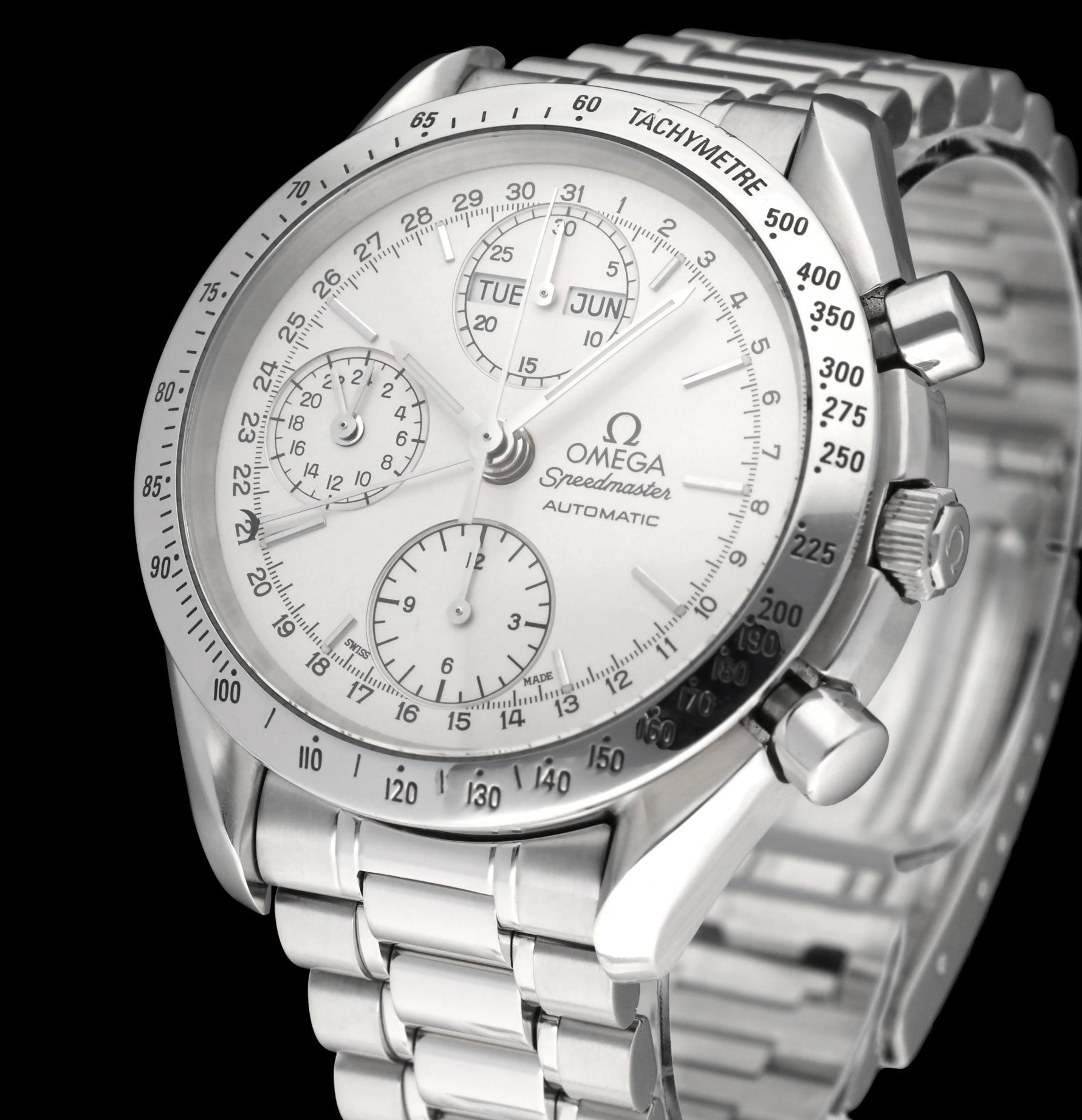 Omega Speedmaster Day Date 3521.30.00 - 1998 - Omega horloge - Omega kopen - Omega heren horloge - Trophies Watches