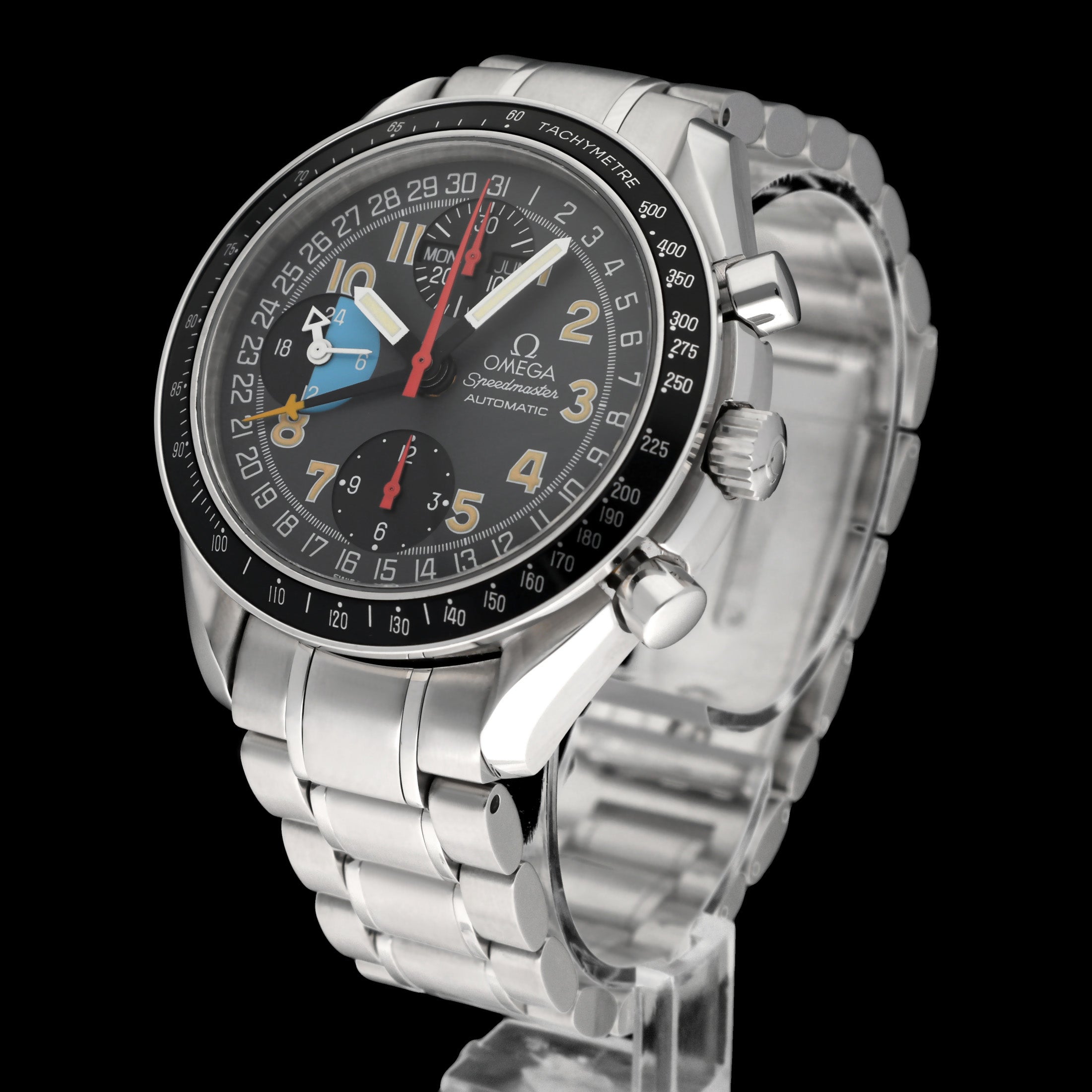 Omega Speedmaster Day Date 3520.53.00 - 1998 - Omega horloge - Omega kopen - Omega heren horloge - Trophies Watches