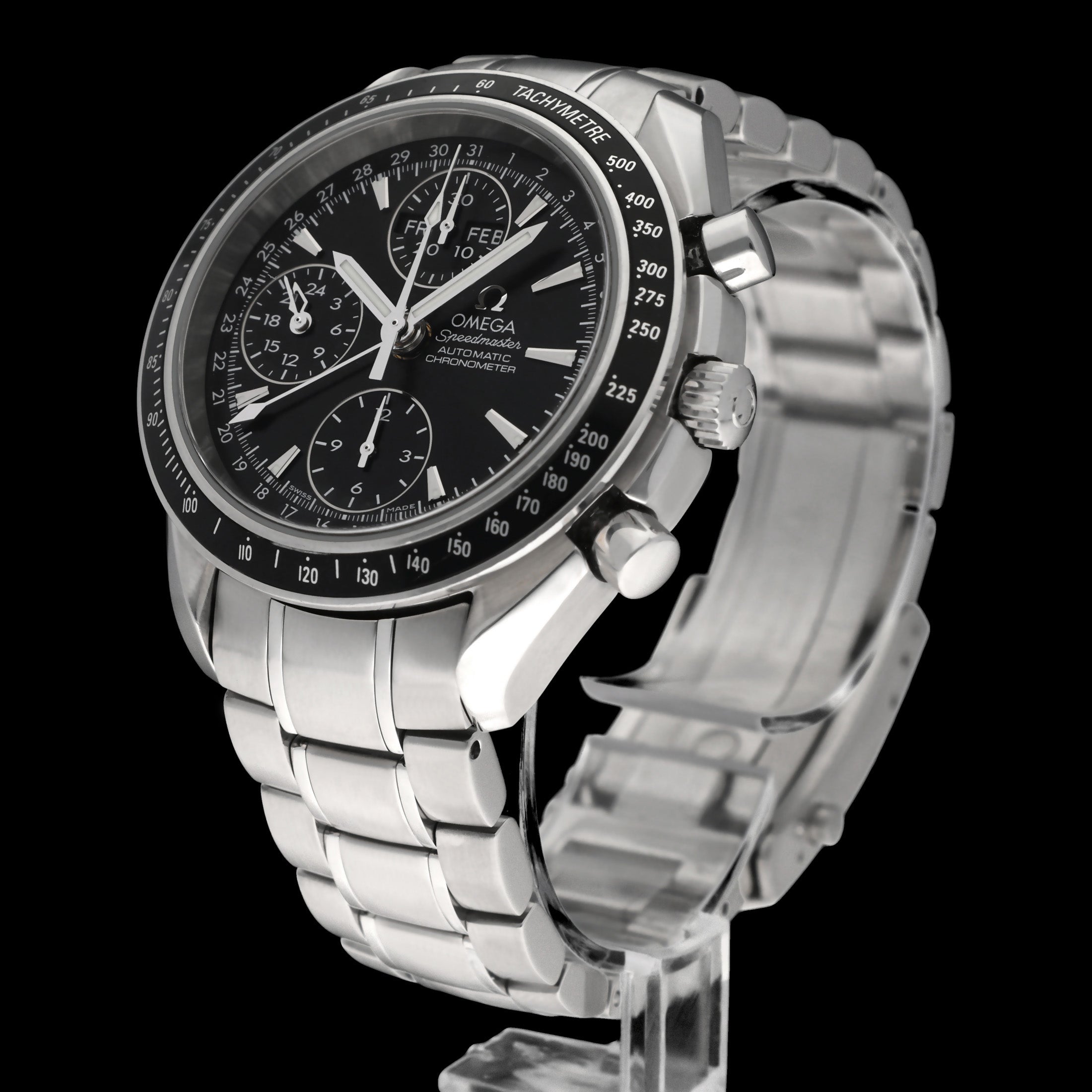 Omega Speedmaster Day Date 3220.50.00 - 2007 - Omega horloge - Omega kopen - Omega heren horloge - Trophies Watches