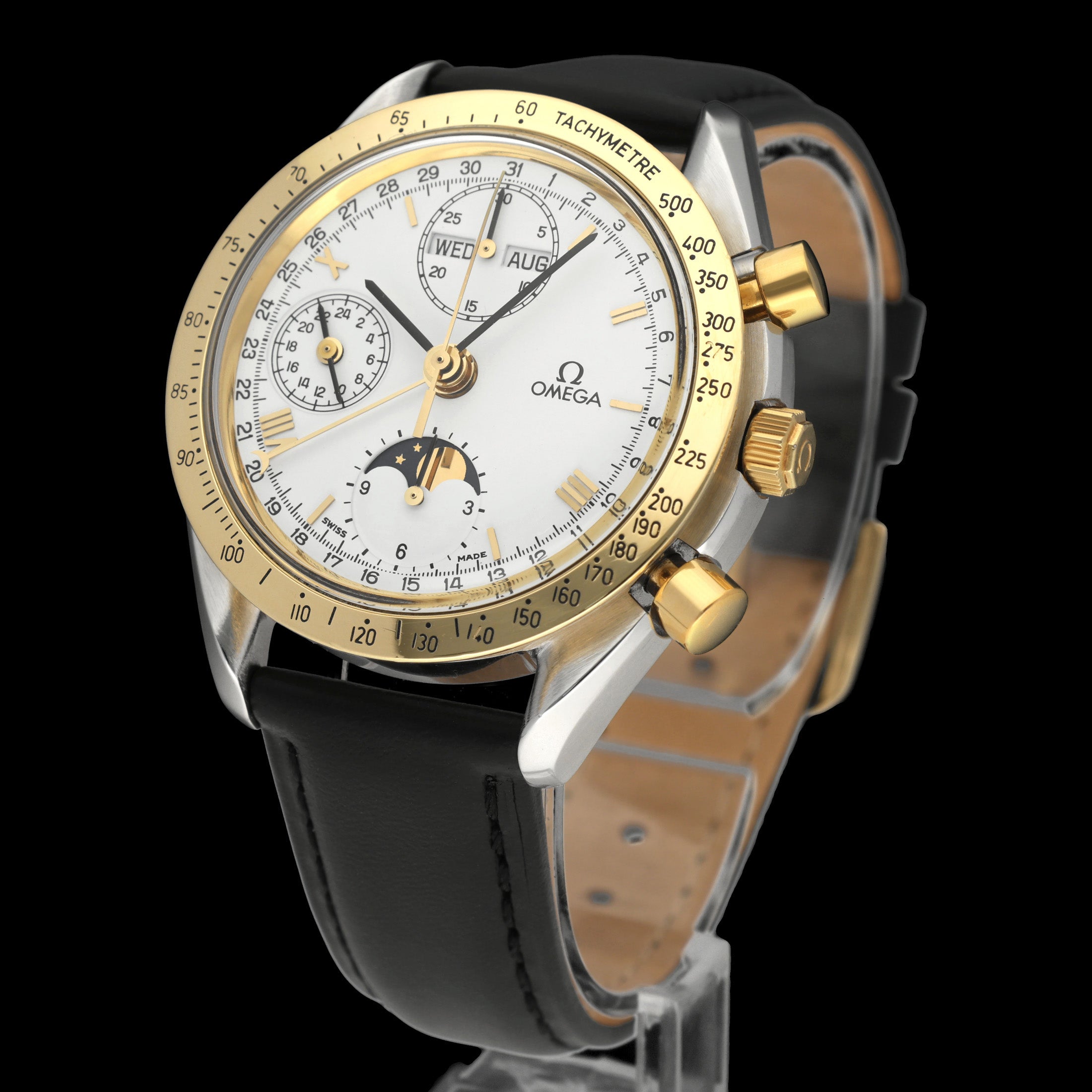 Omega Triple Date Moon Phase 3330.20 - 1992 - Omega horloge - Omega kopen - Omega heren horloge - Trophies Watches