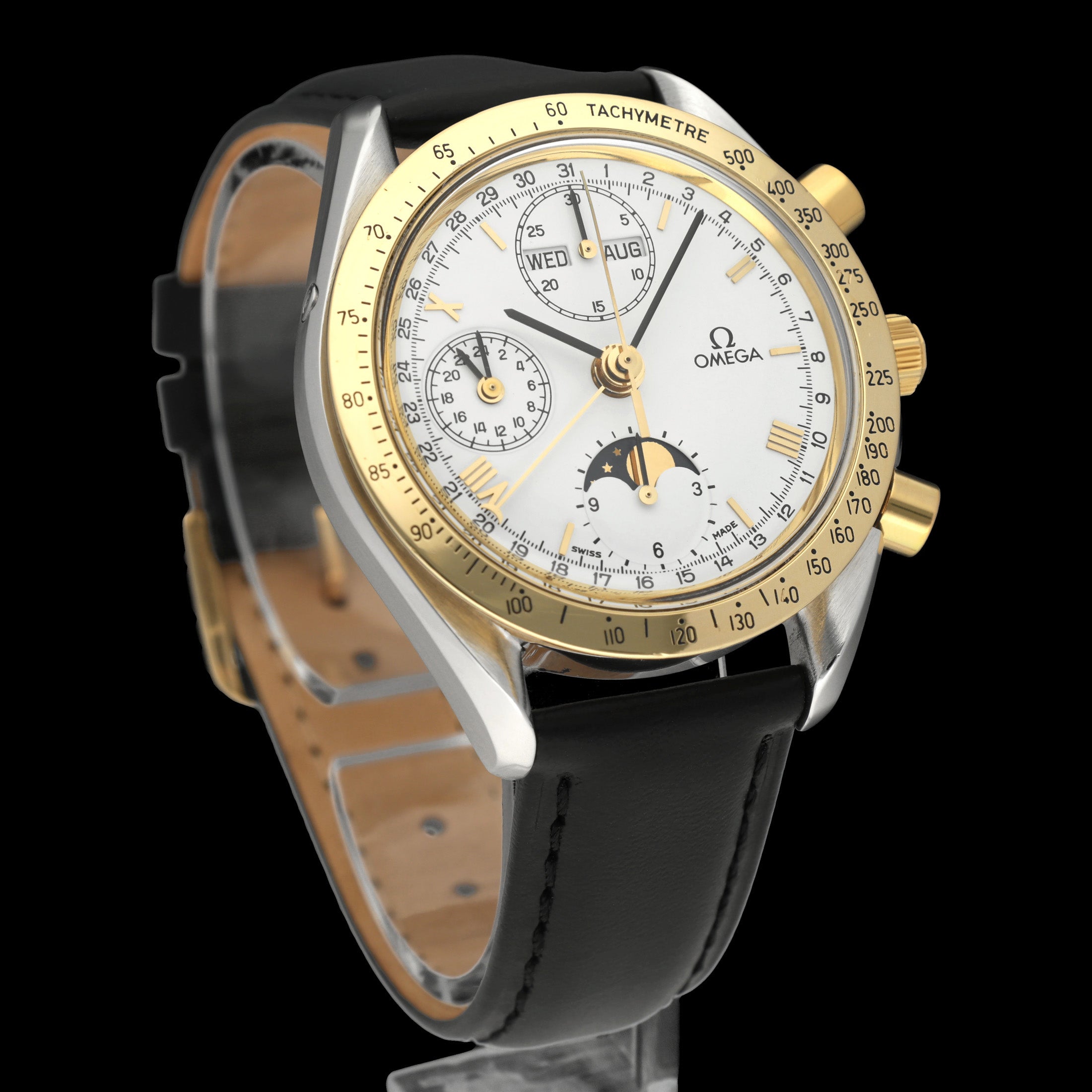 Omega Triple Date Moon Phase 3330.20 - 1992 - Omega horloge - Omega kopen - Omega heren horloge - Trophies Watches