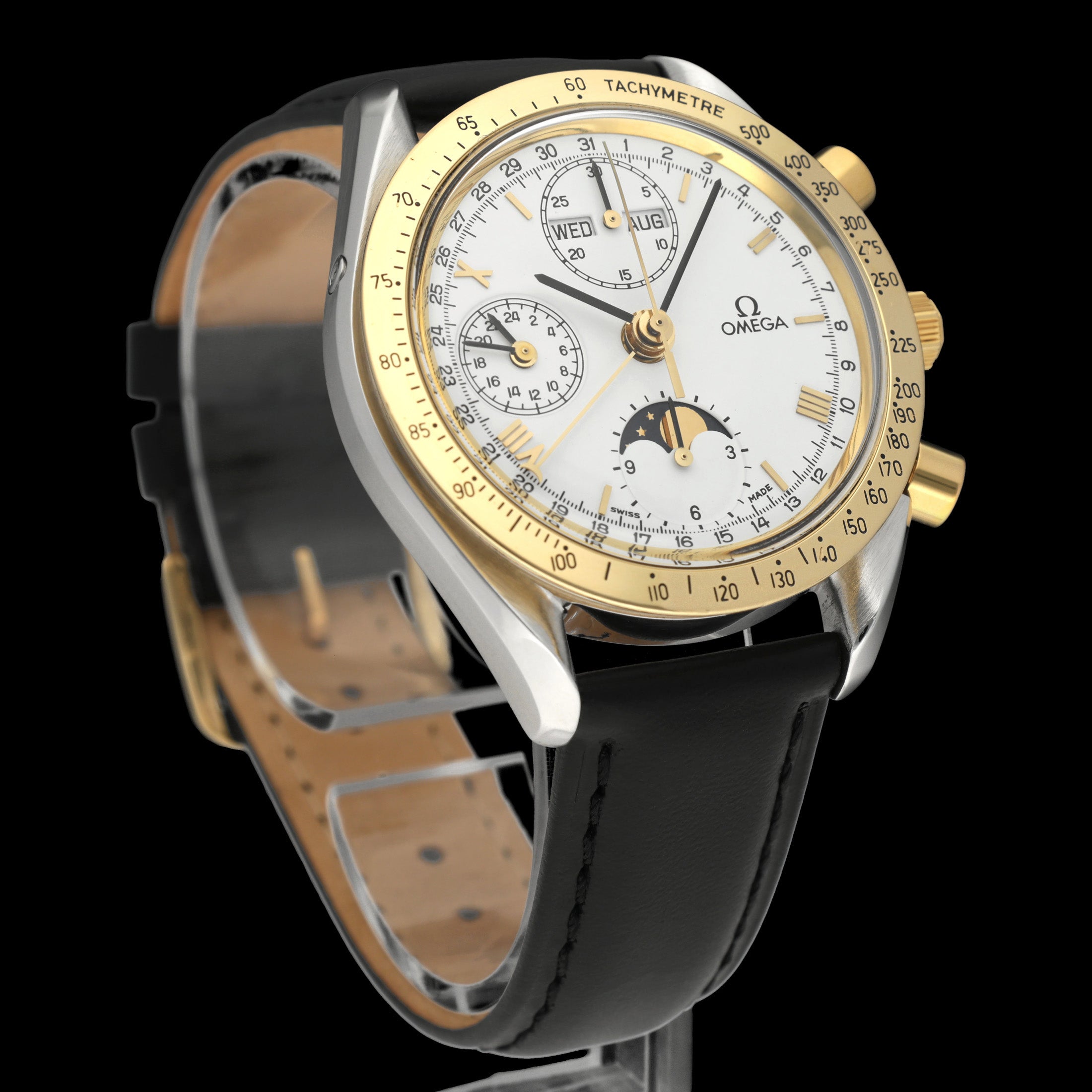 Omega Triple Date Moon Phase 3330.20 - 1992 - Omega horloge - Omega kopen - Omega heren horloge - Trophies Watches