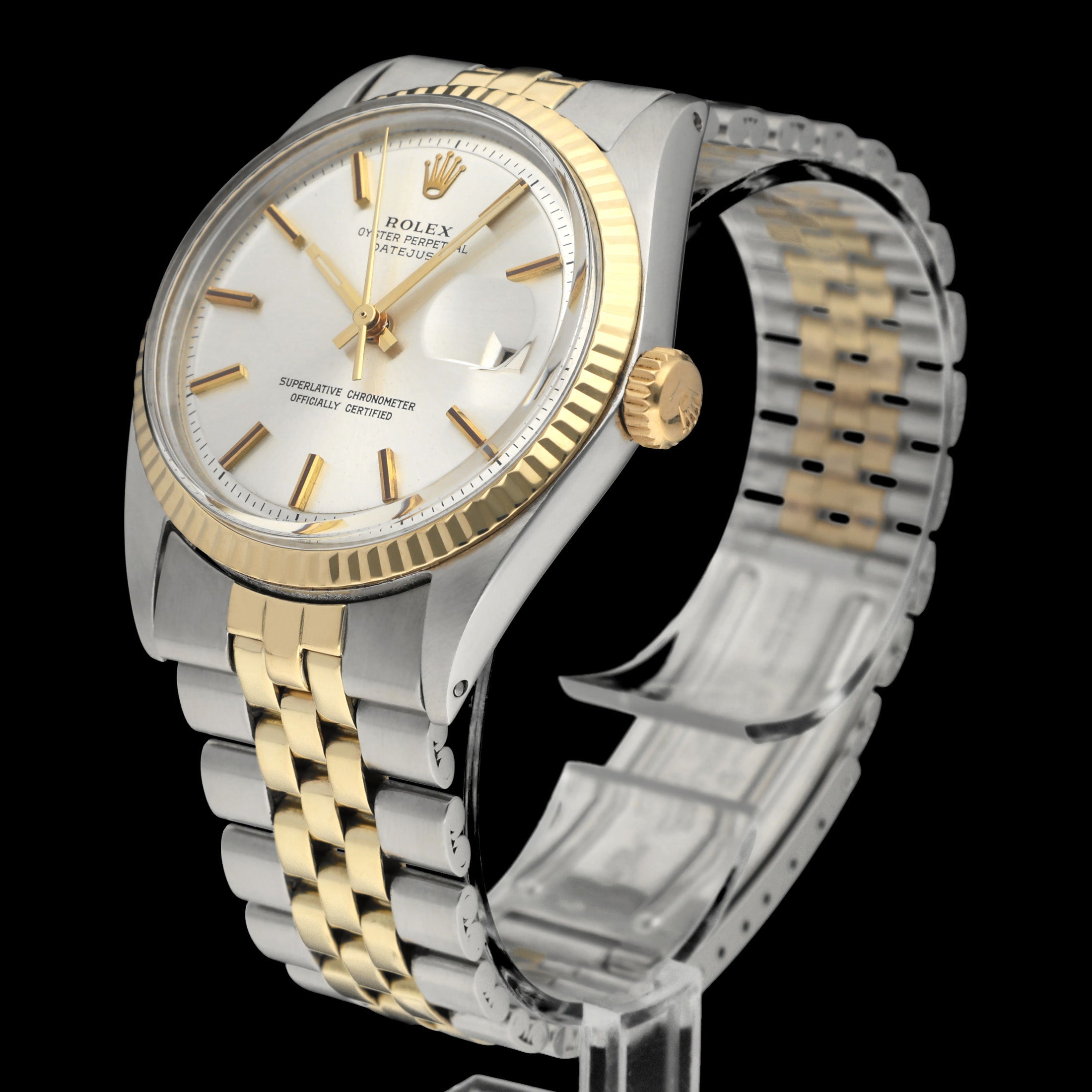Rolex Datejust 1601 - 1969 - goud/staal - two/tone - Rolex horloge - Rolex kopen - Rolex heren horloge - Trophies Watches