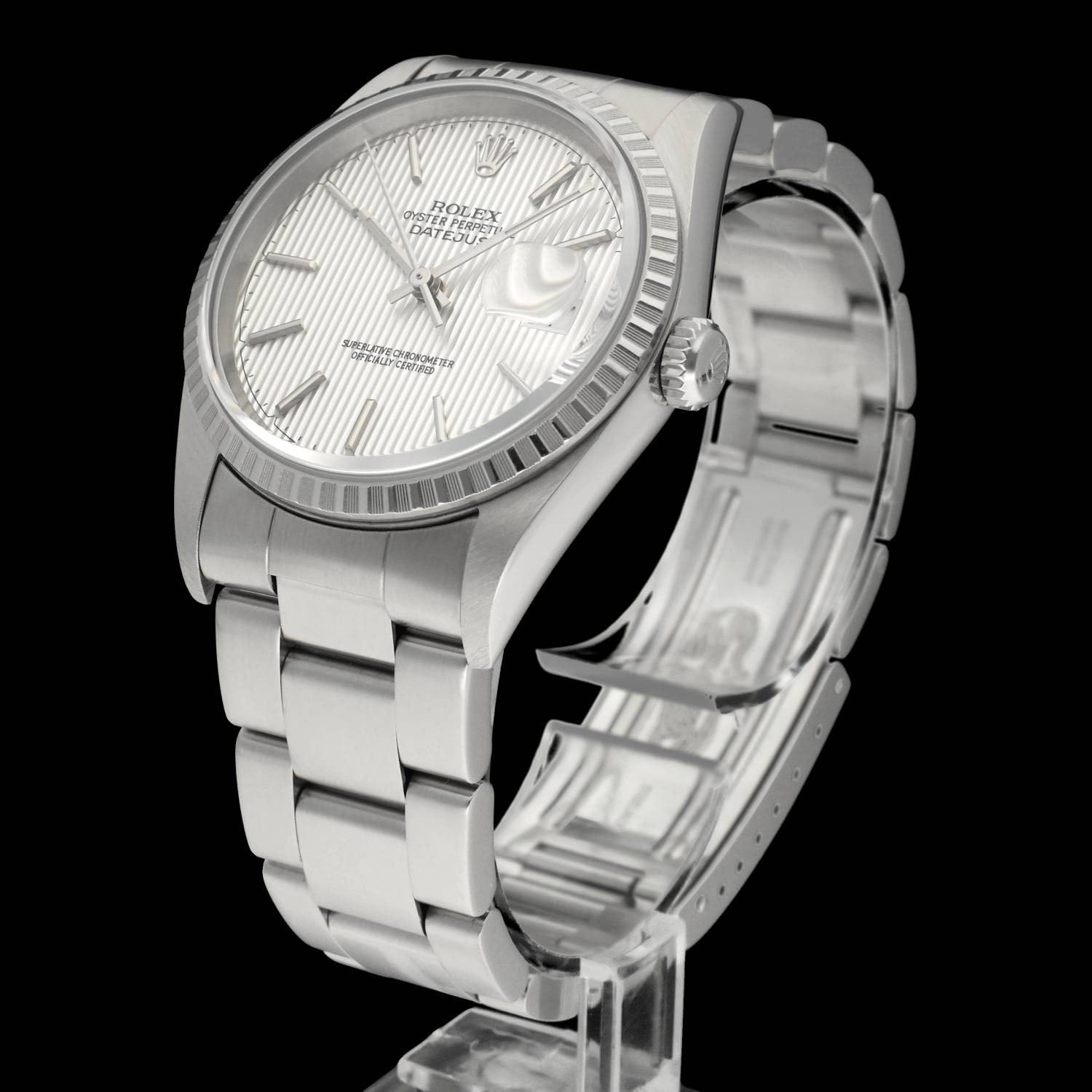 Rolex Datejust 16220 - 2002 - Rolex horloge - Rolex kopen - Rolex heren horloge - Trophies Watches