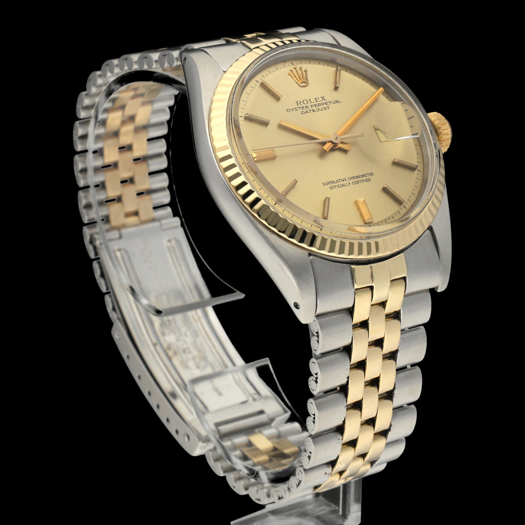 Rolex Datejust 1601 - 1971 - goud/staal - two/tone - Rolex horloge - Rolex kopen - Rolex heren horloge - Trophies Watches