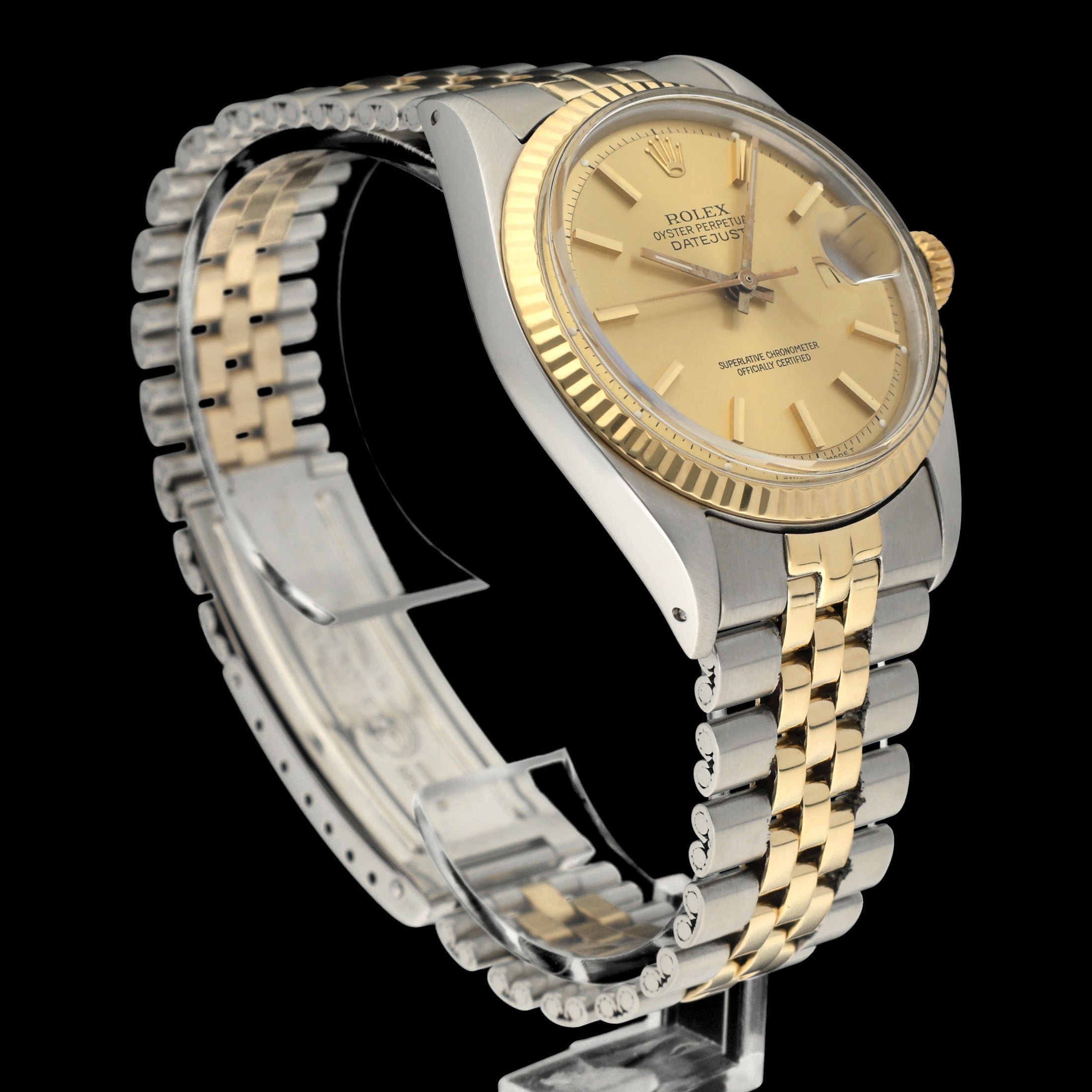 Rolex Datejust 1601 - 1968 - goud/staal - two/tone - Rolex horloge - Rolex kopen - Rolex heren horloge - Trophies Watches