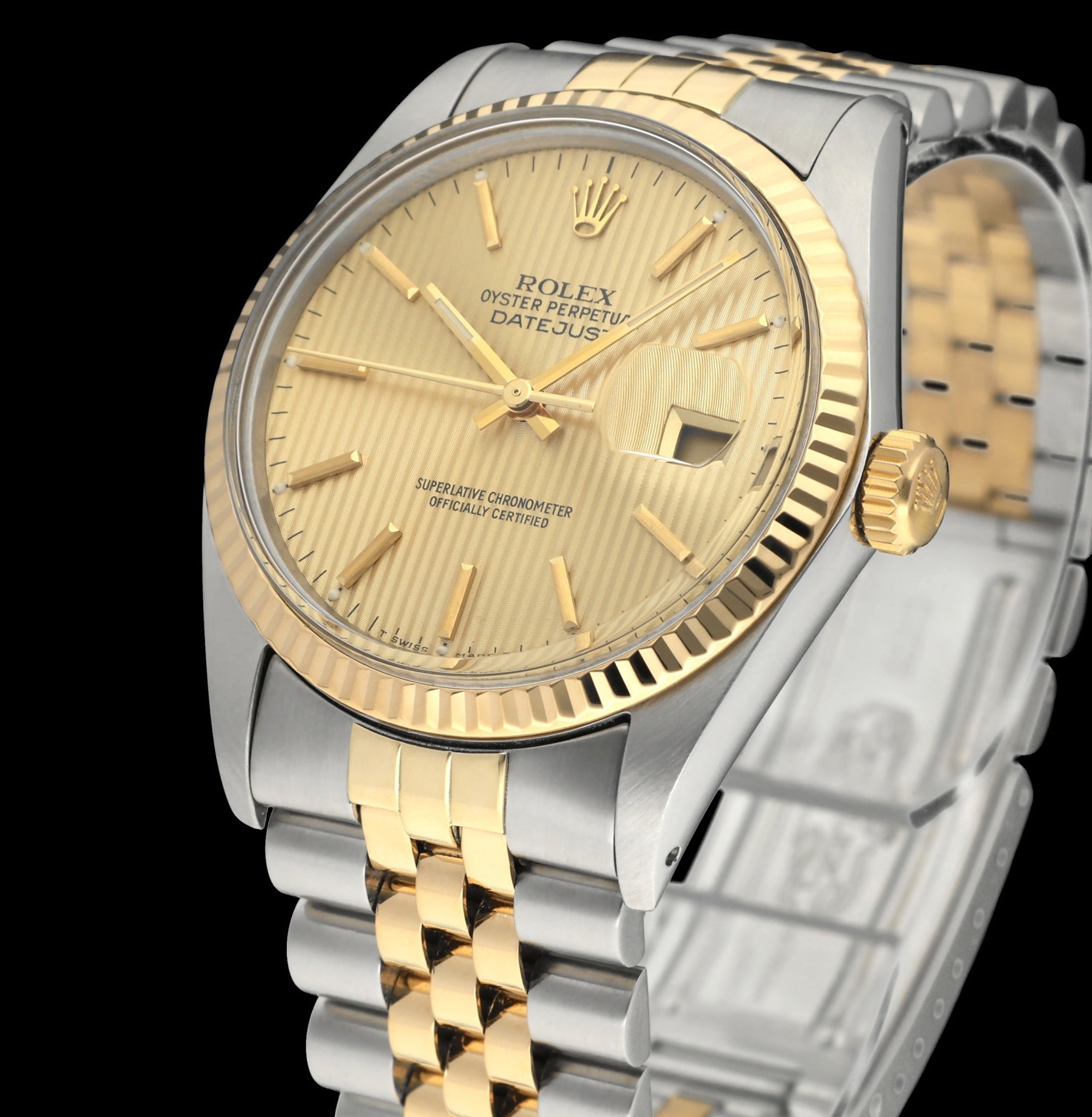 Rolex Datejust 16013 Tapestry - 1987 - Rolex horloge - Rolex kopen - Rolex heren horloge - Trophies Watches