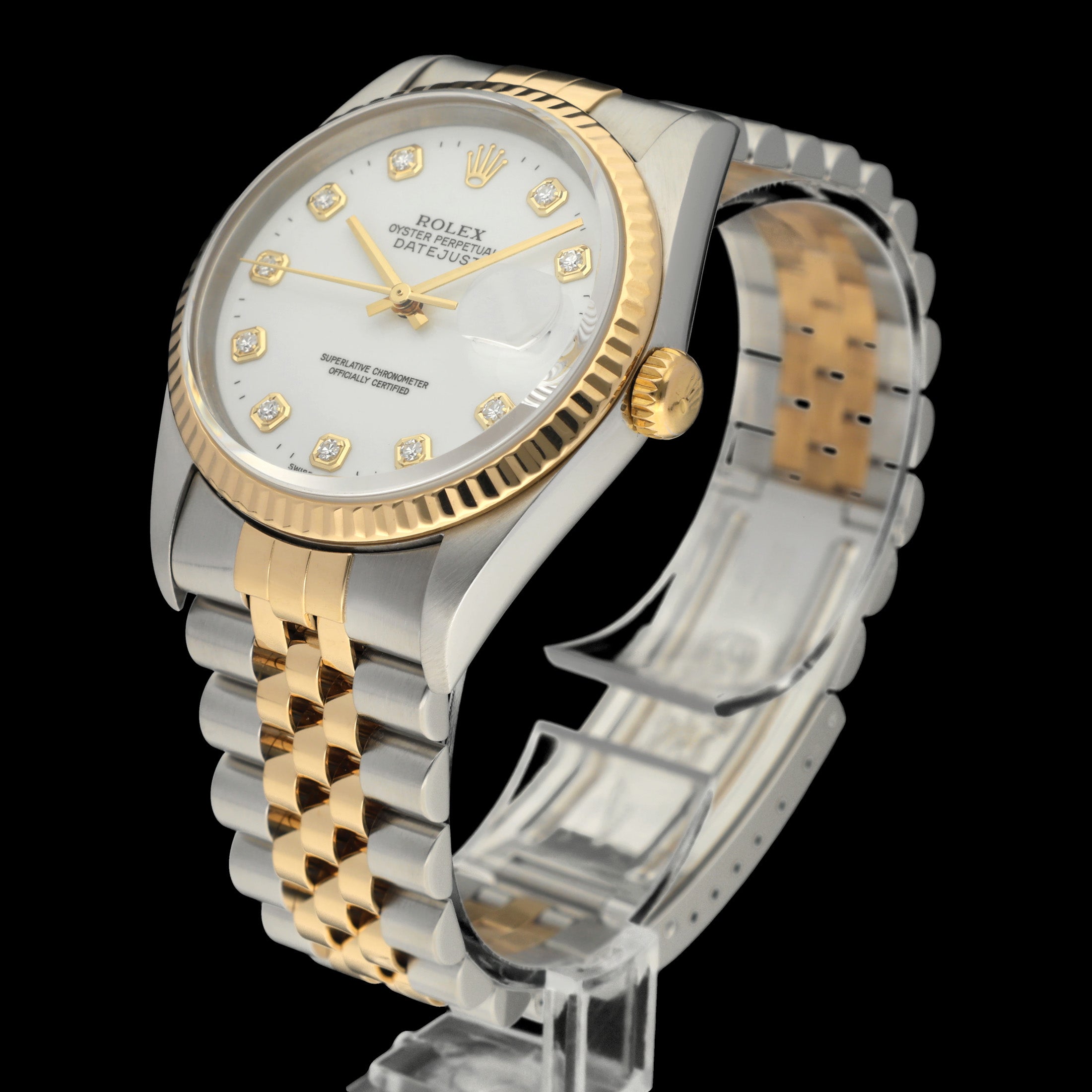 Rolex Datejust 16233G - 2003 - Rolex horloge - Rolex kopen - Rolex heren horloge - Trophies Watches